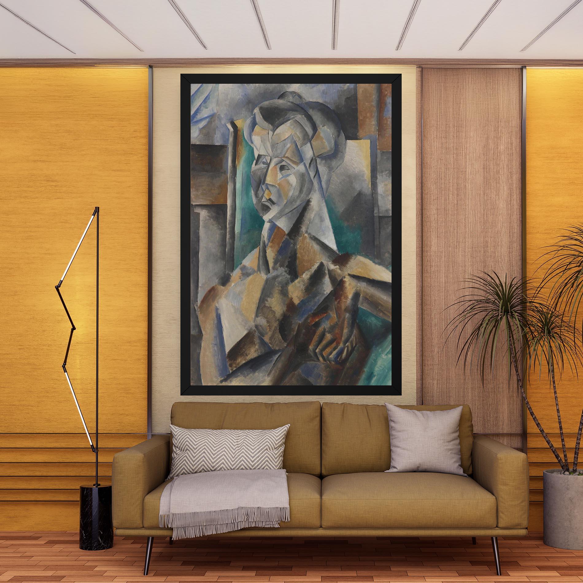 Leinwandbild Buste De Femme mockup 9