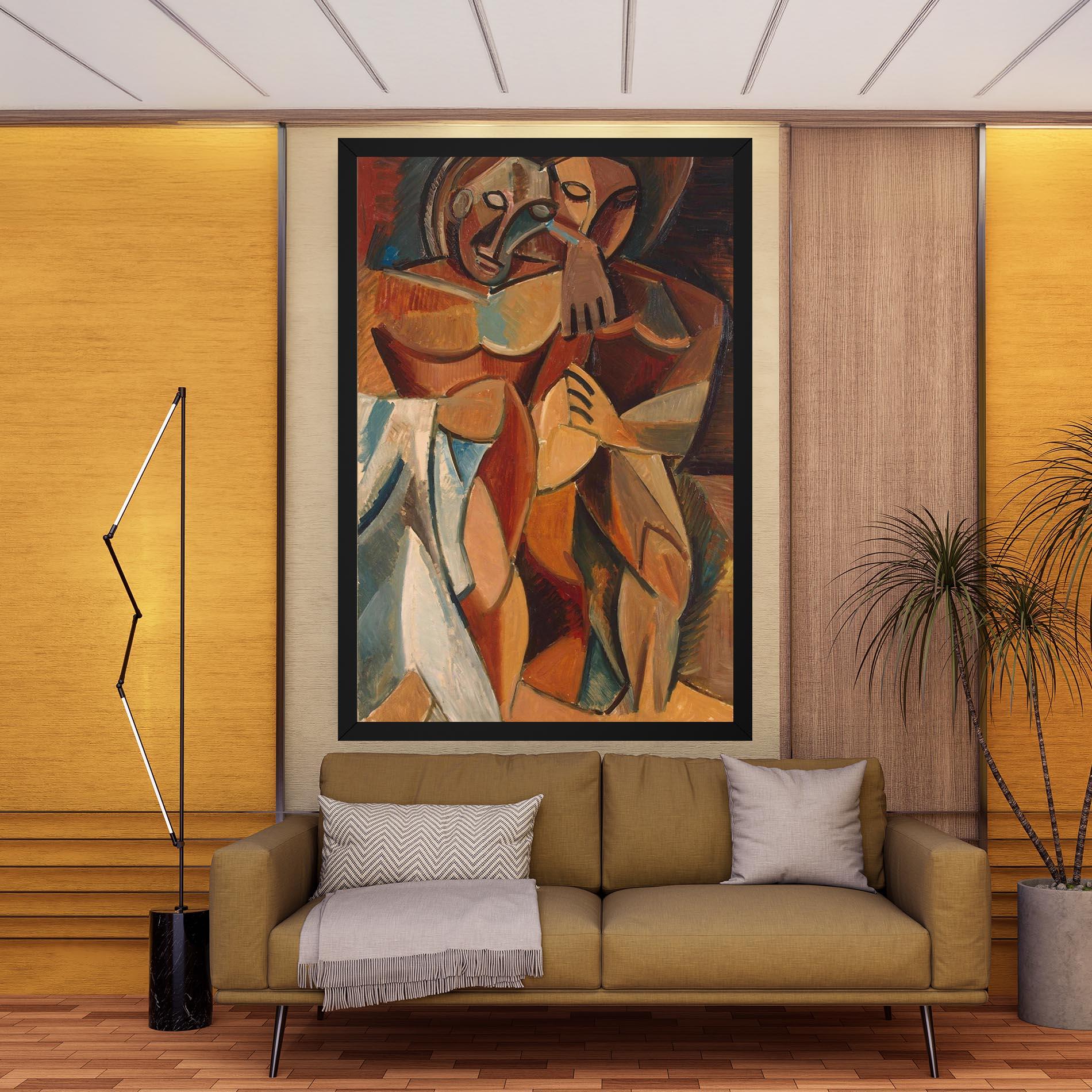 Leinwandbild Friendship Two Nudes mockup 9