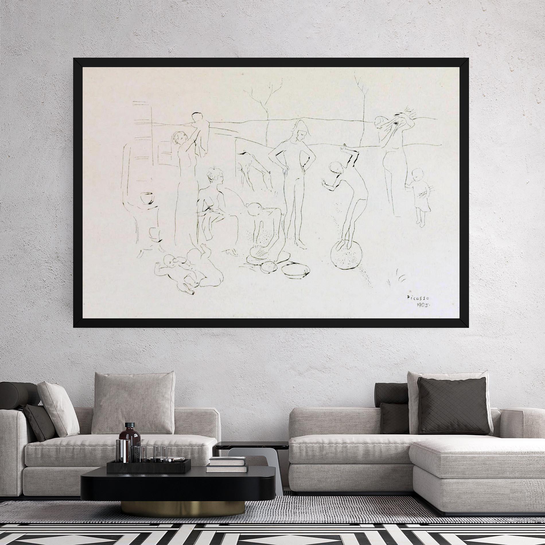 Leinwandbild The Acrobats mockup 2