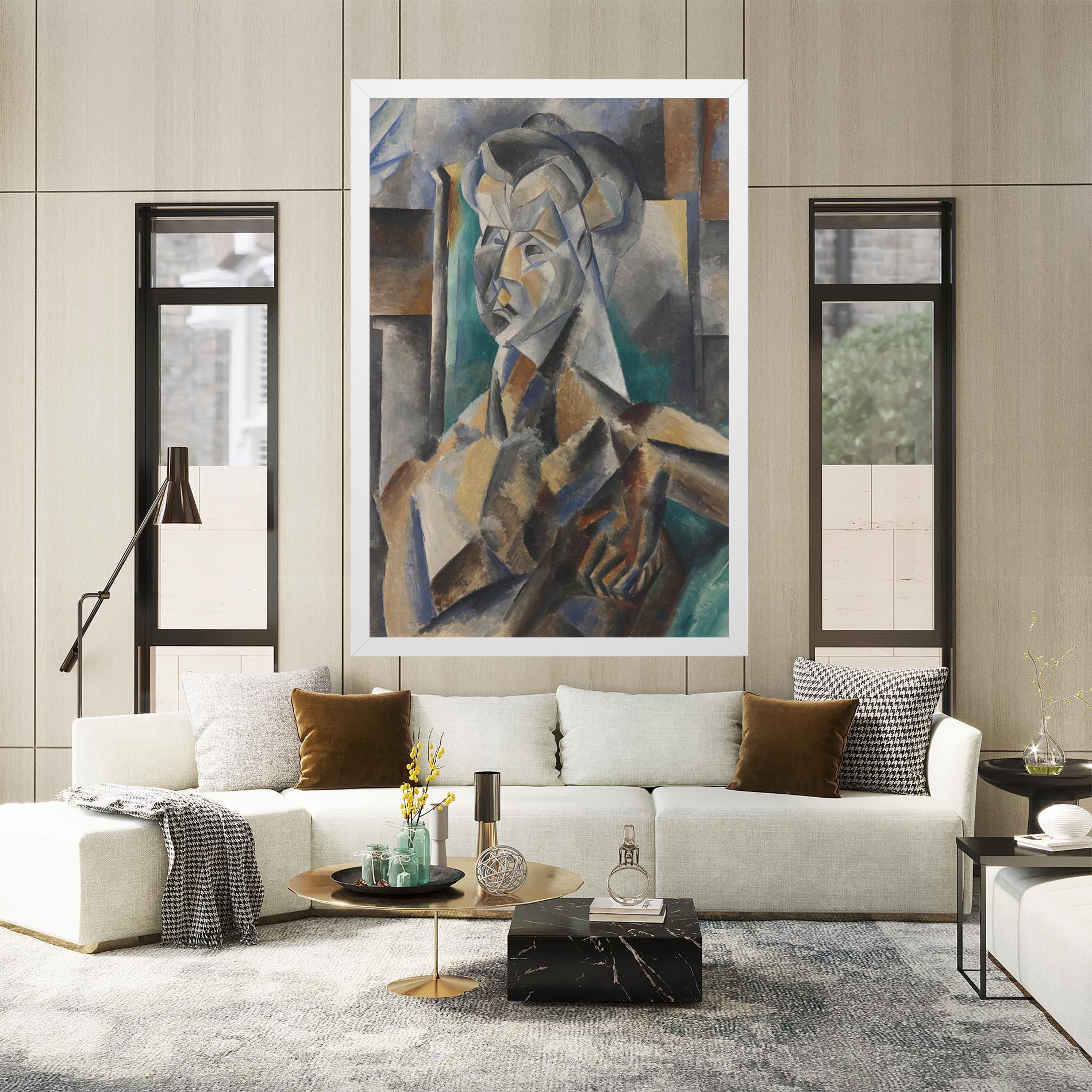 Leinwandbild Buste De Femme mockup 2