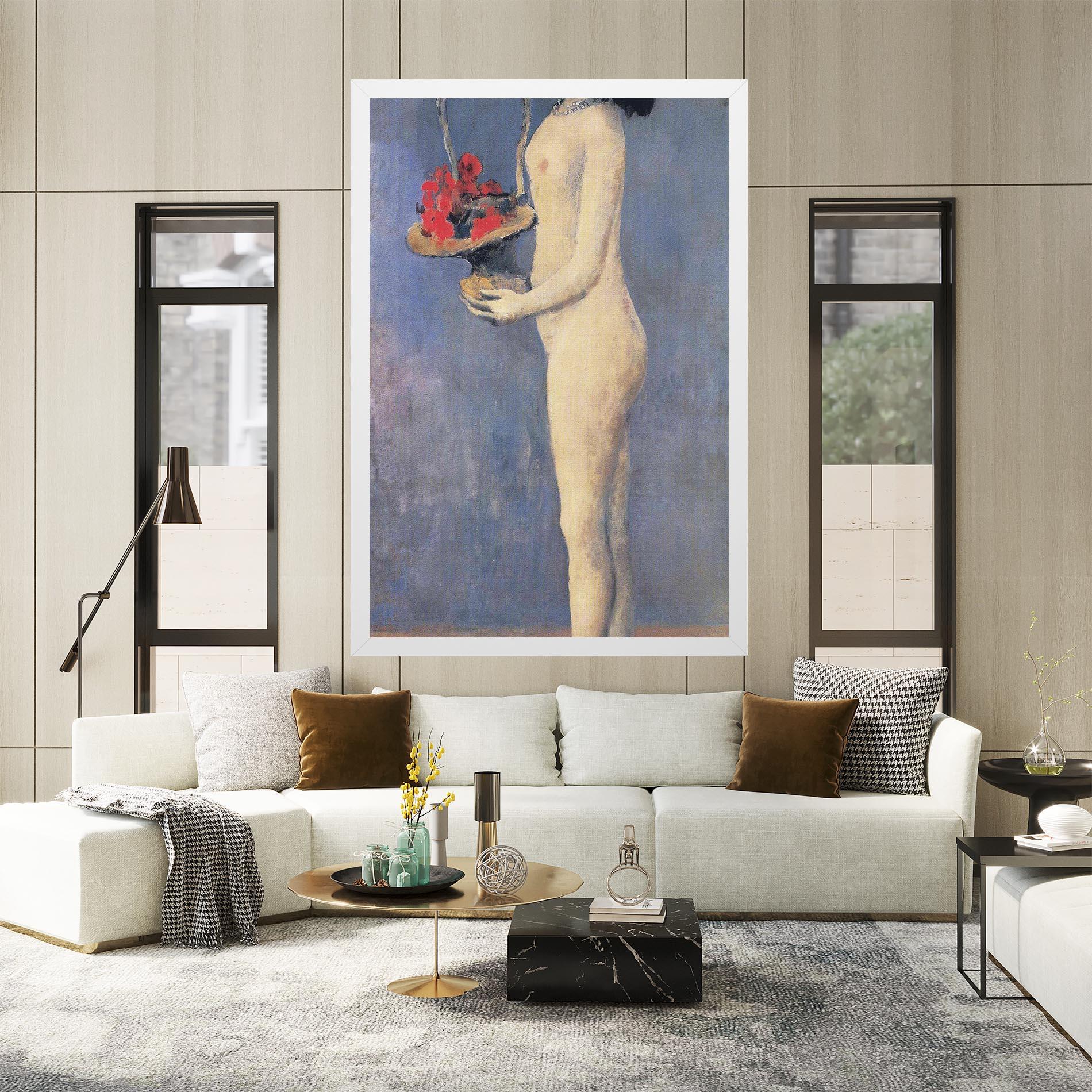 Leinwandbild Le Panier Fleuri mockup 2