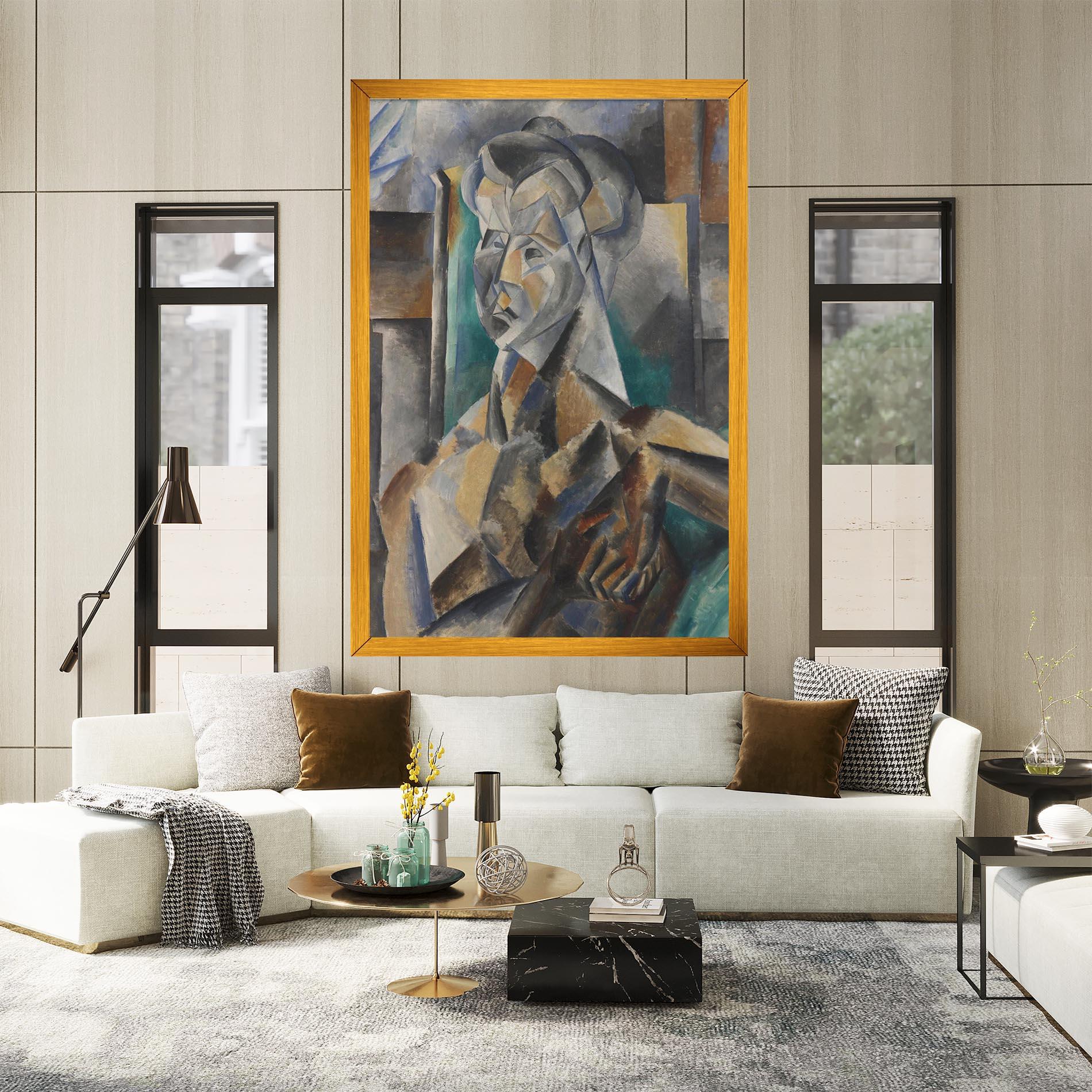 Leinwandbild Buste De Femme mockup 2