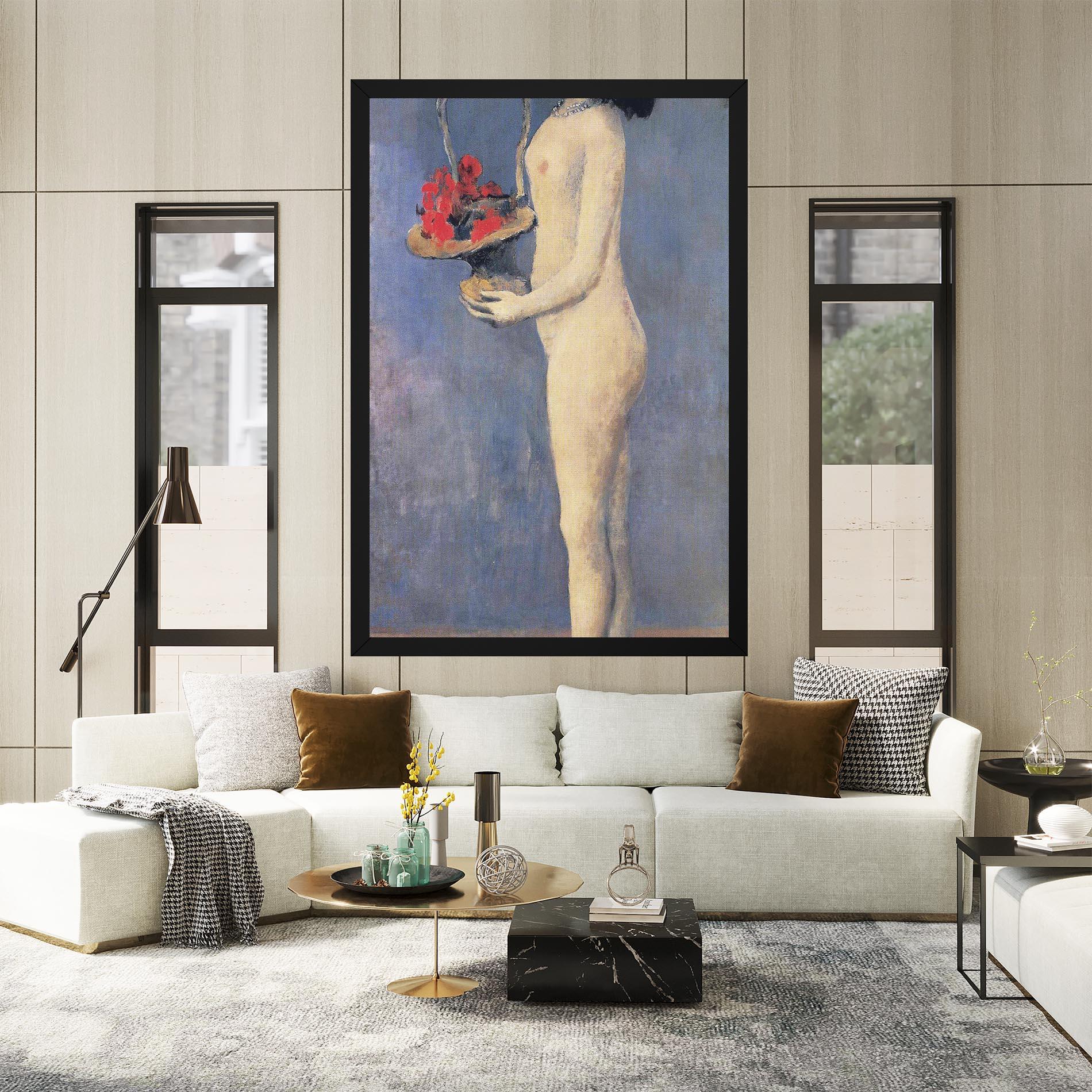 Leinwandbild Le Panier Fleuri mockup 2