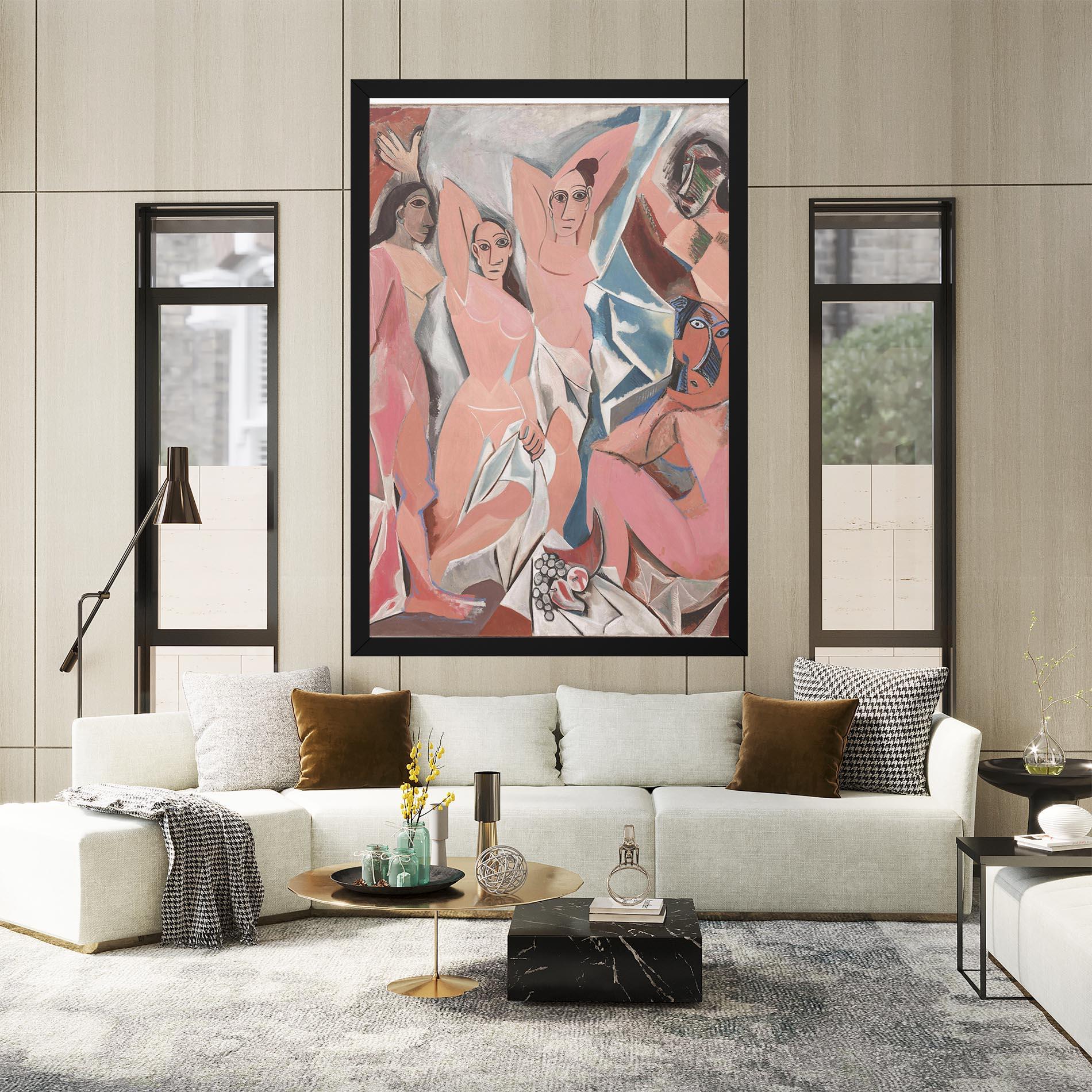 Leinwandbild Les Demoiselles mockup 2