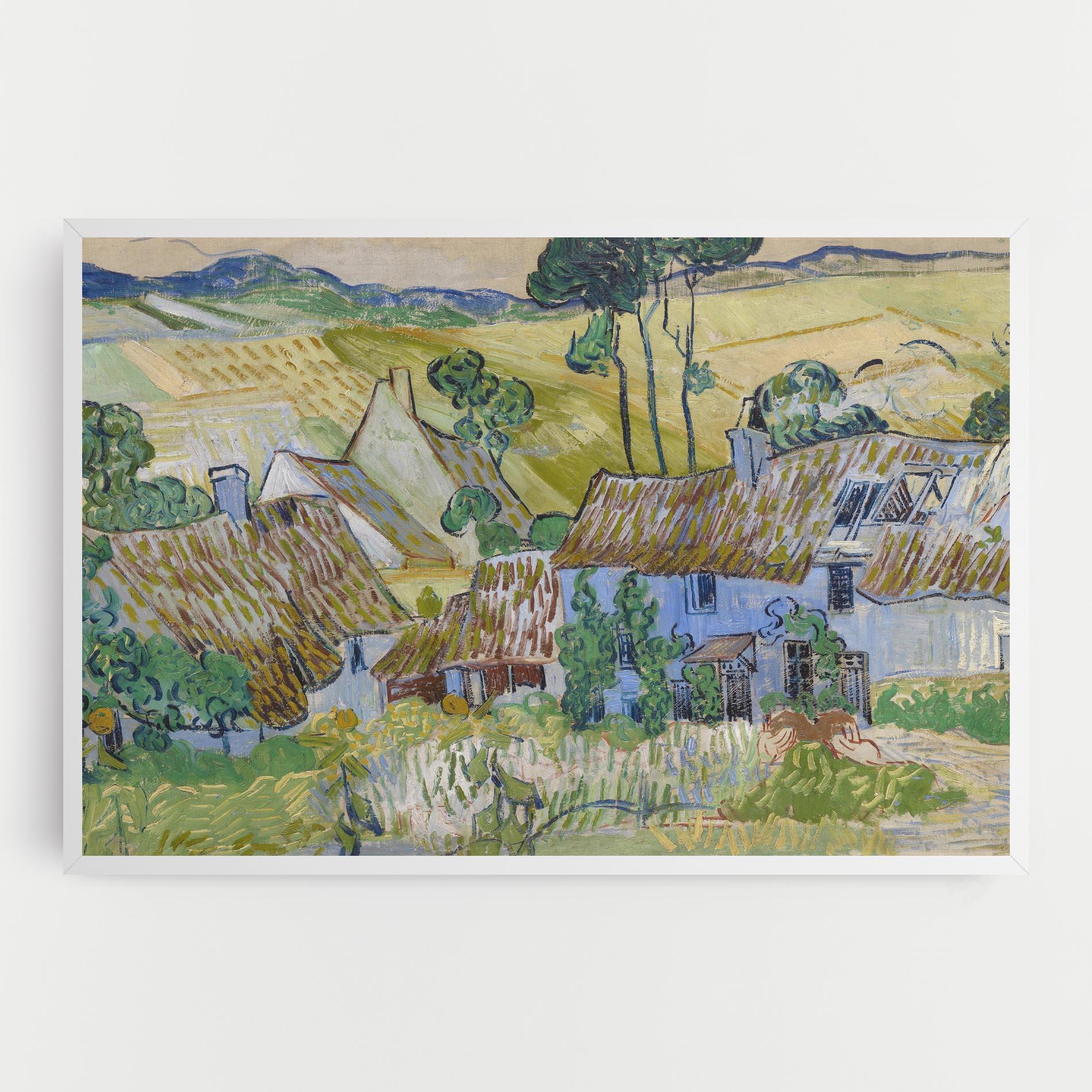Leinwandbild Farms Near Auvers mockup 0