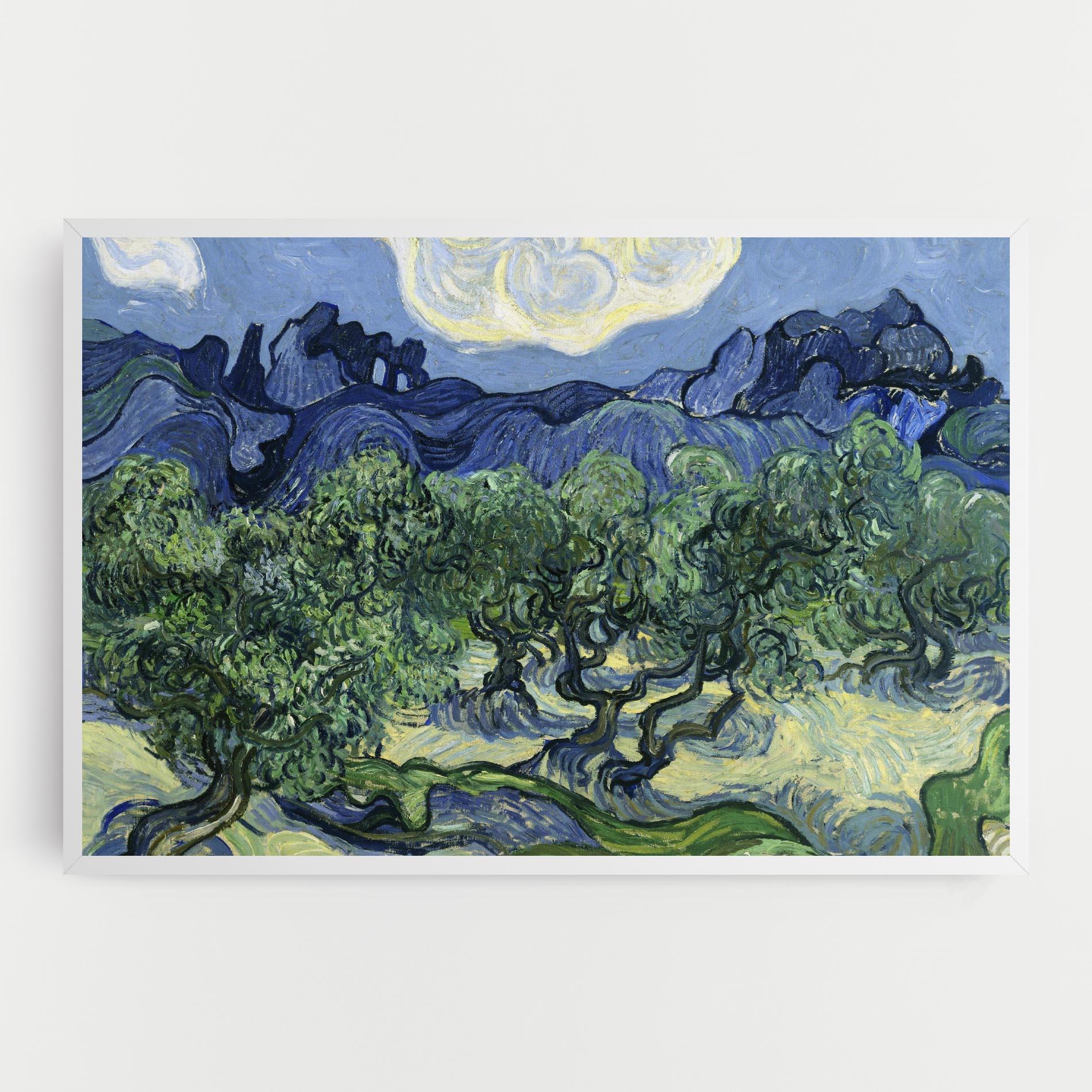 Leinwandbild Olive Trees Alpilles mockup 0