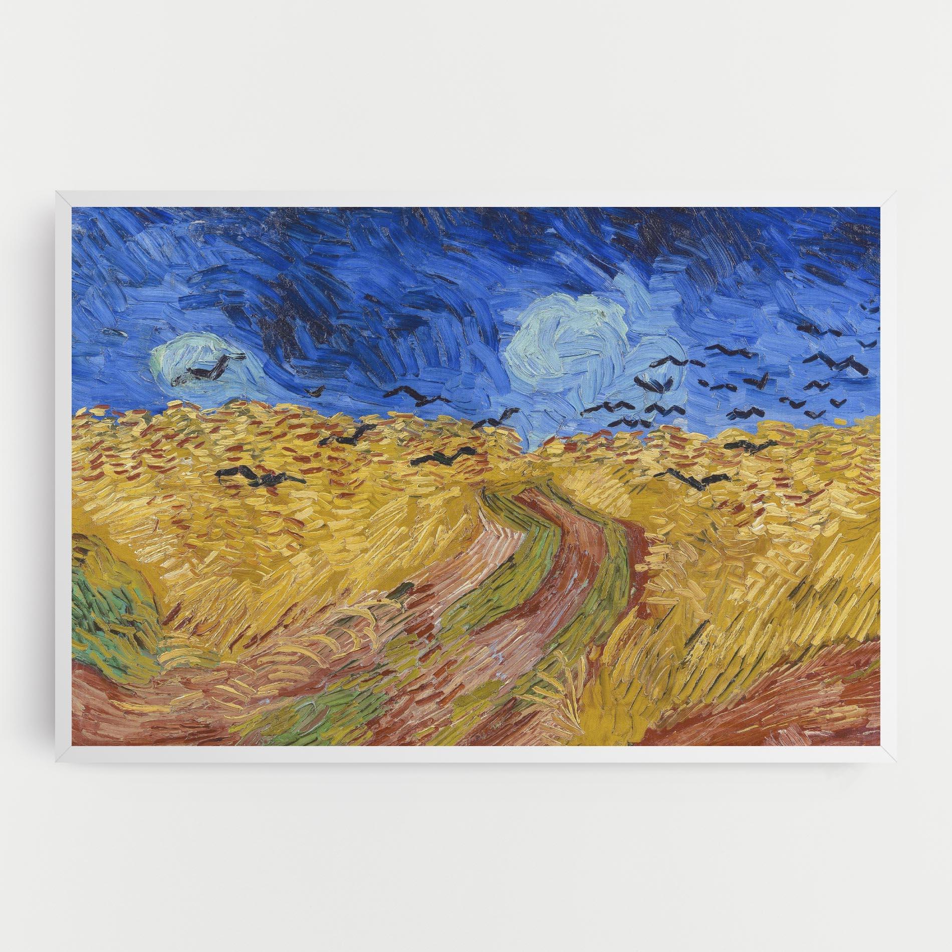 Leinwandbild Wheatfield Crows mockup 0