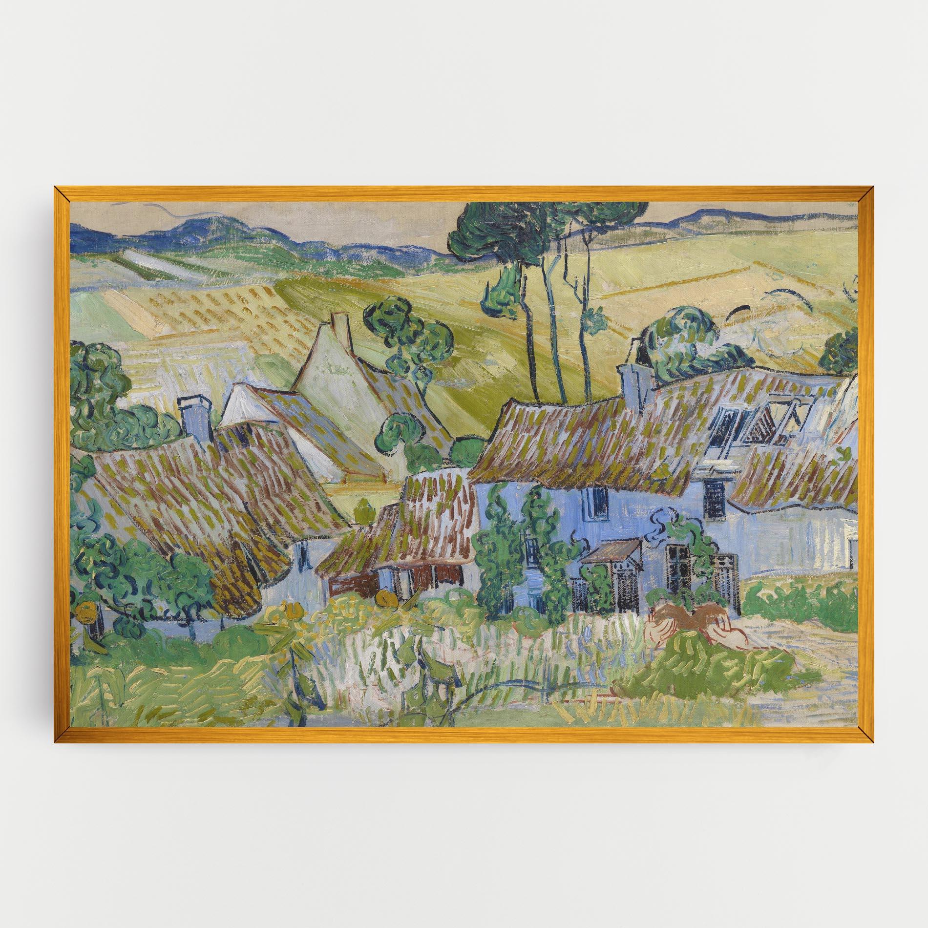 Leinwandbild Farms Near Auvers mockup 0