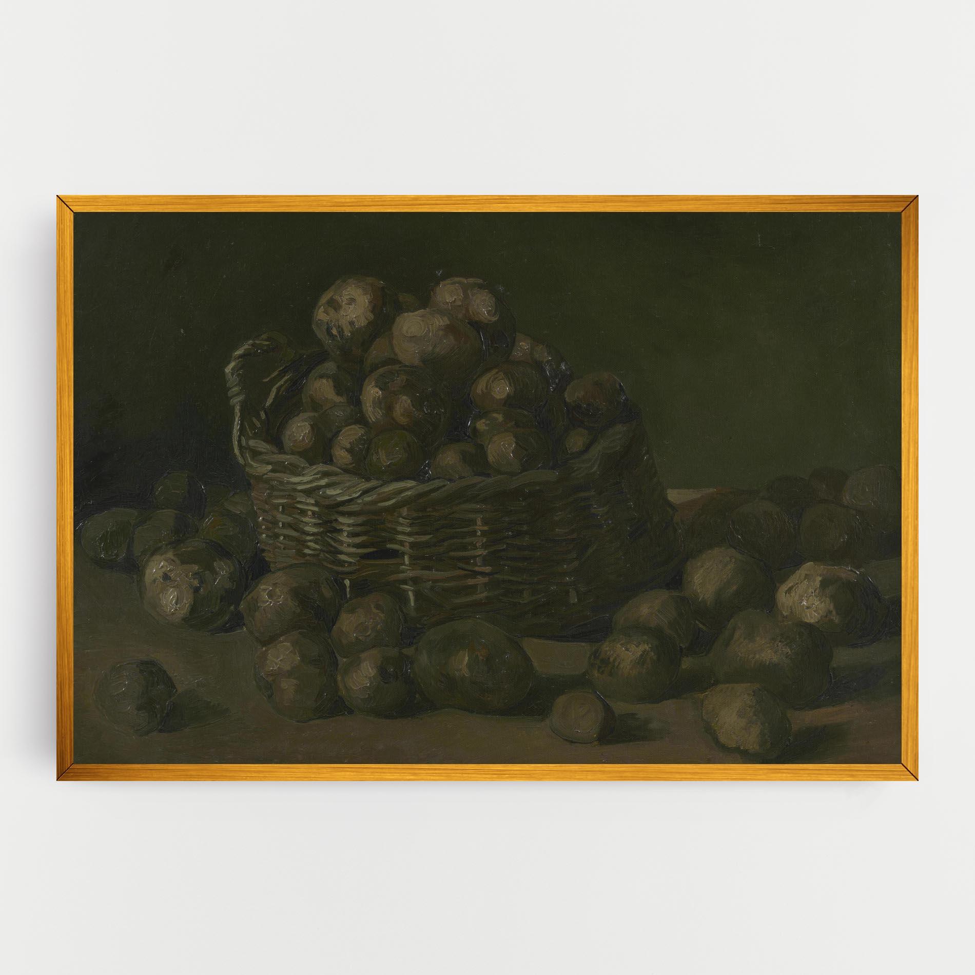 Leinwandbild Mand Met Aardappels mockup 0