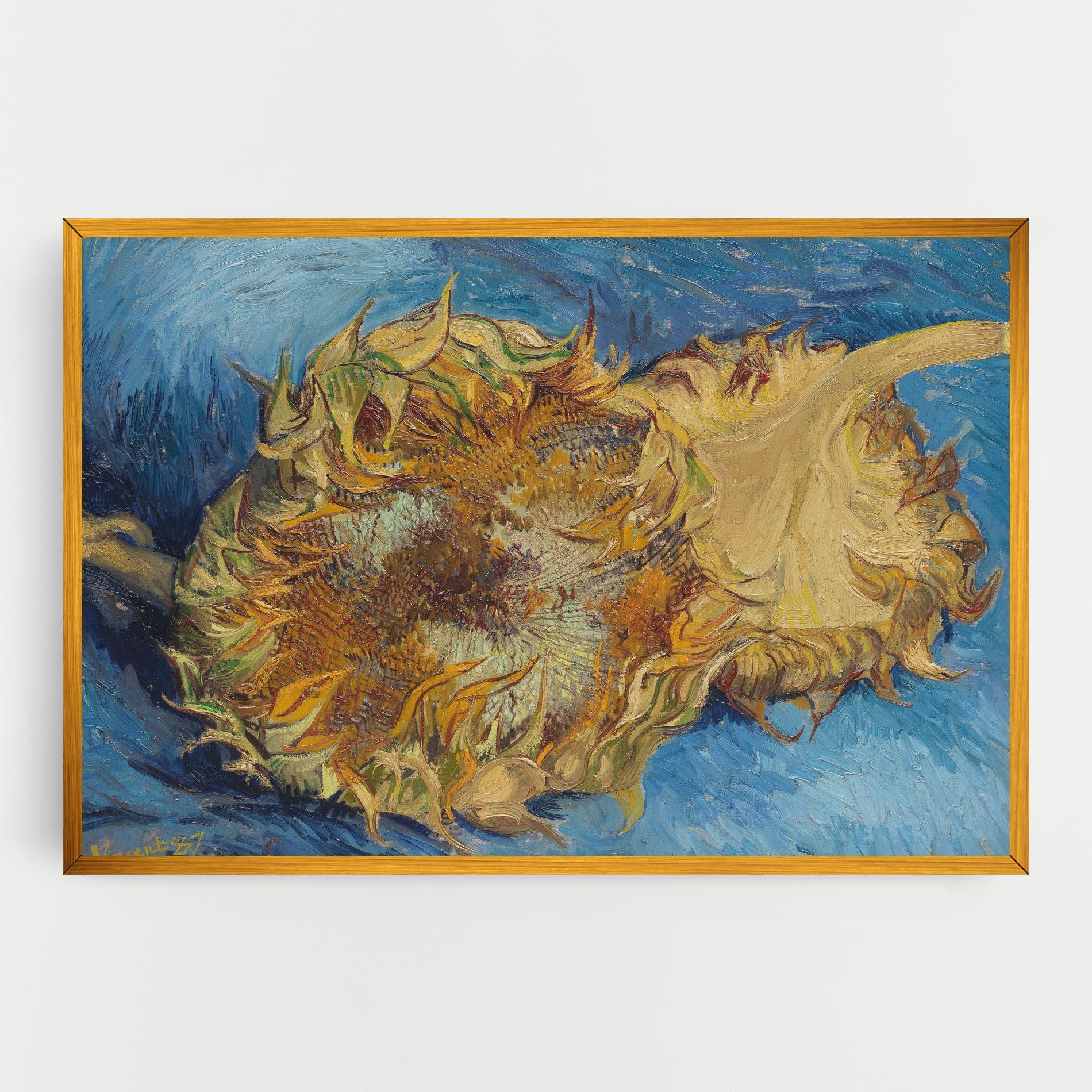 Leinwandbild Sunflowers Van Gogh mockup 0