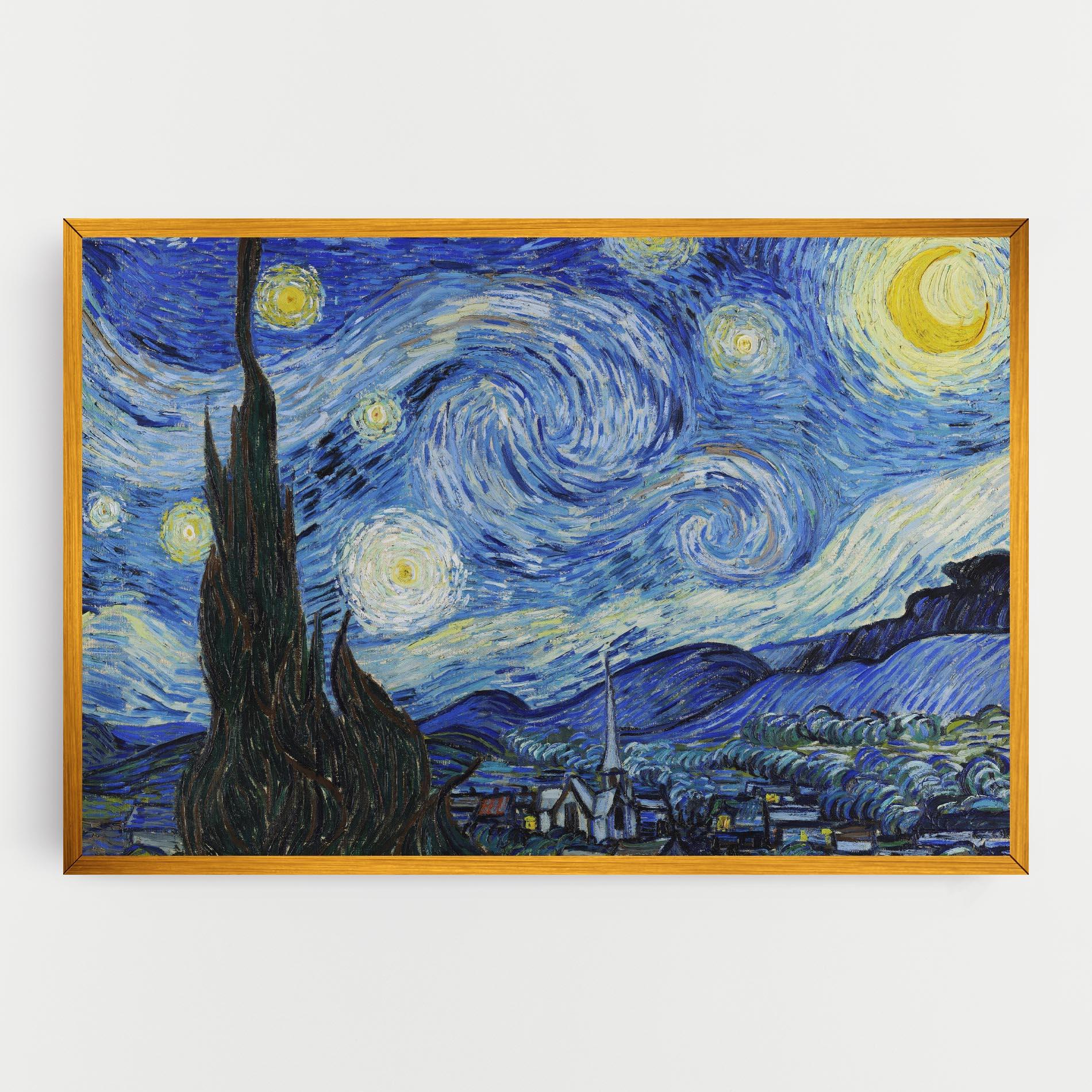 Leinwandbild The Starry Night mockup 0