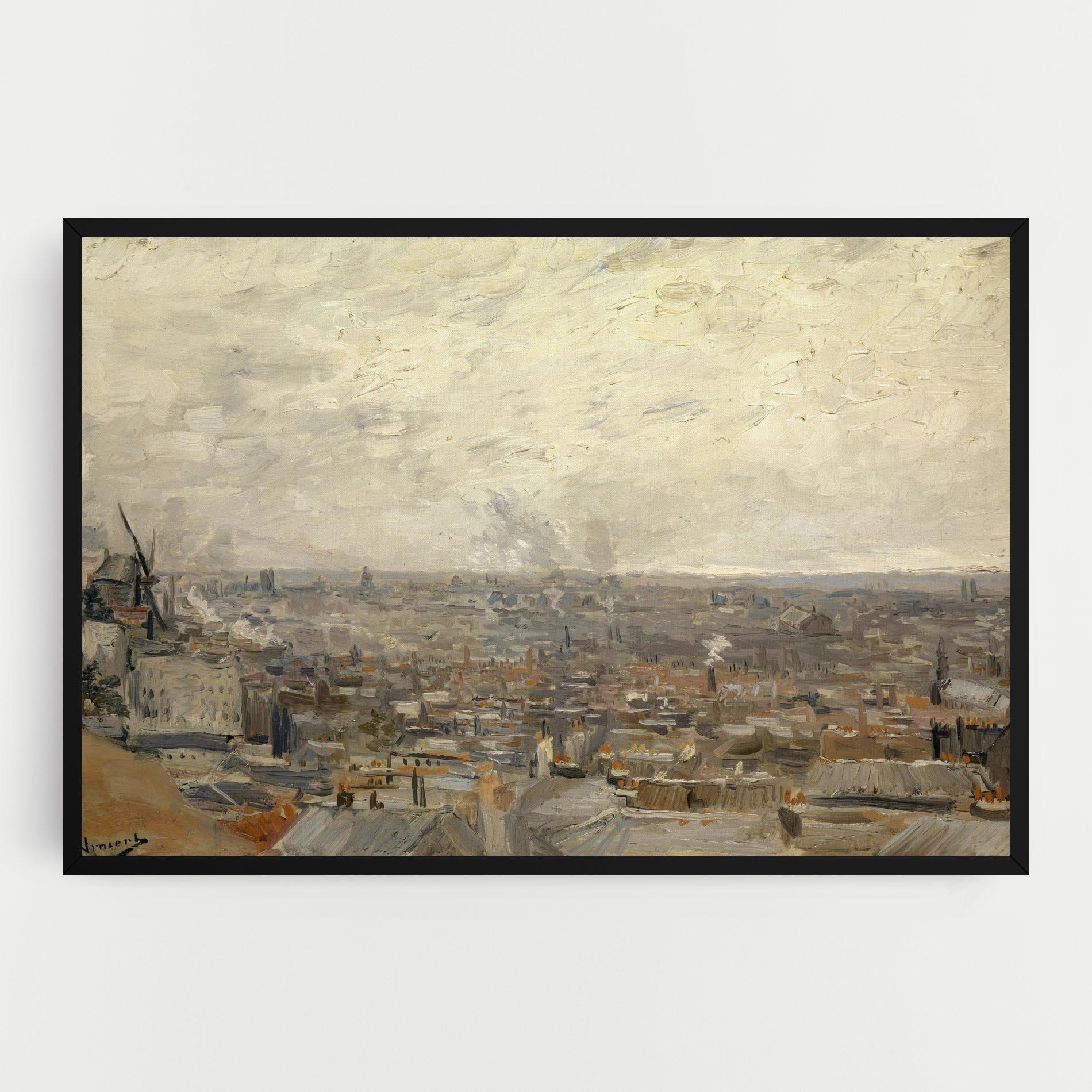 Leinwandbild Desde Montmartre mockup 0