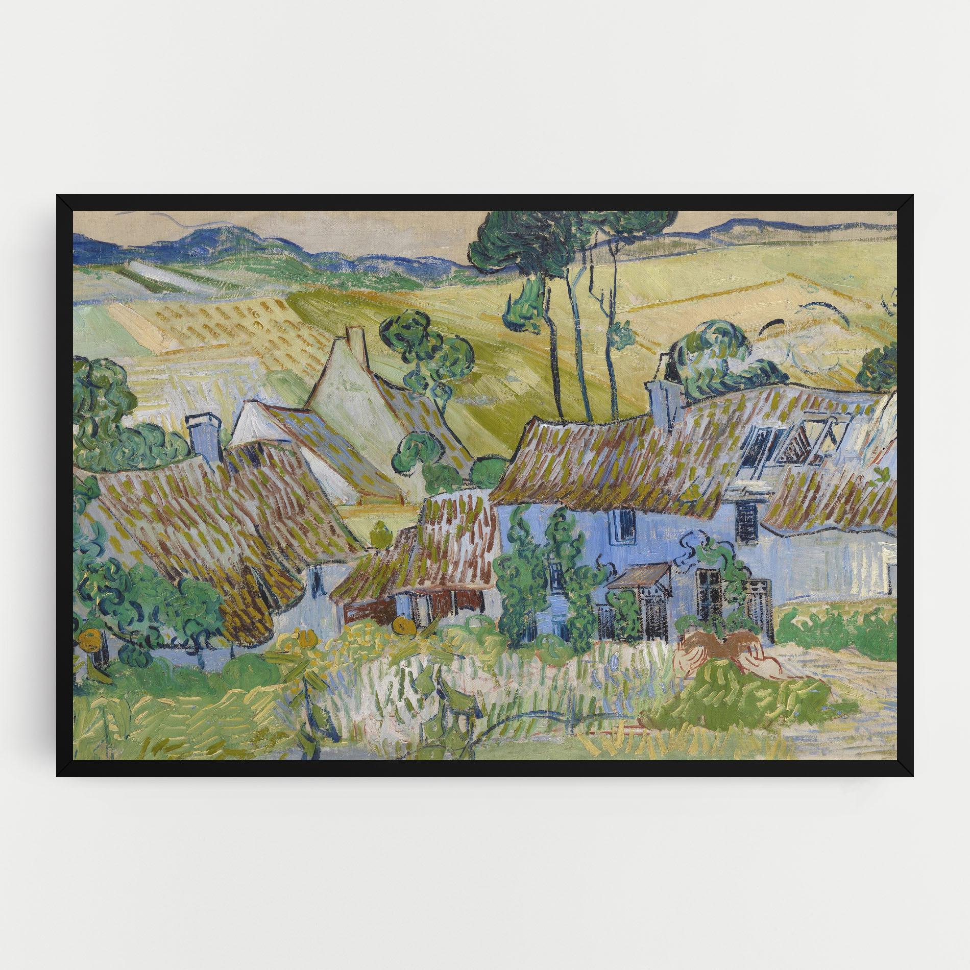 Leinwandbild Farms Near Auvers mockup 0