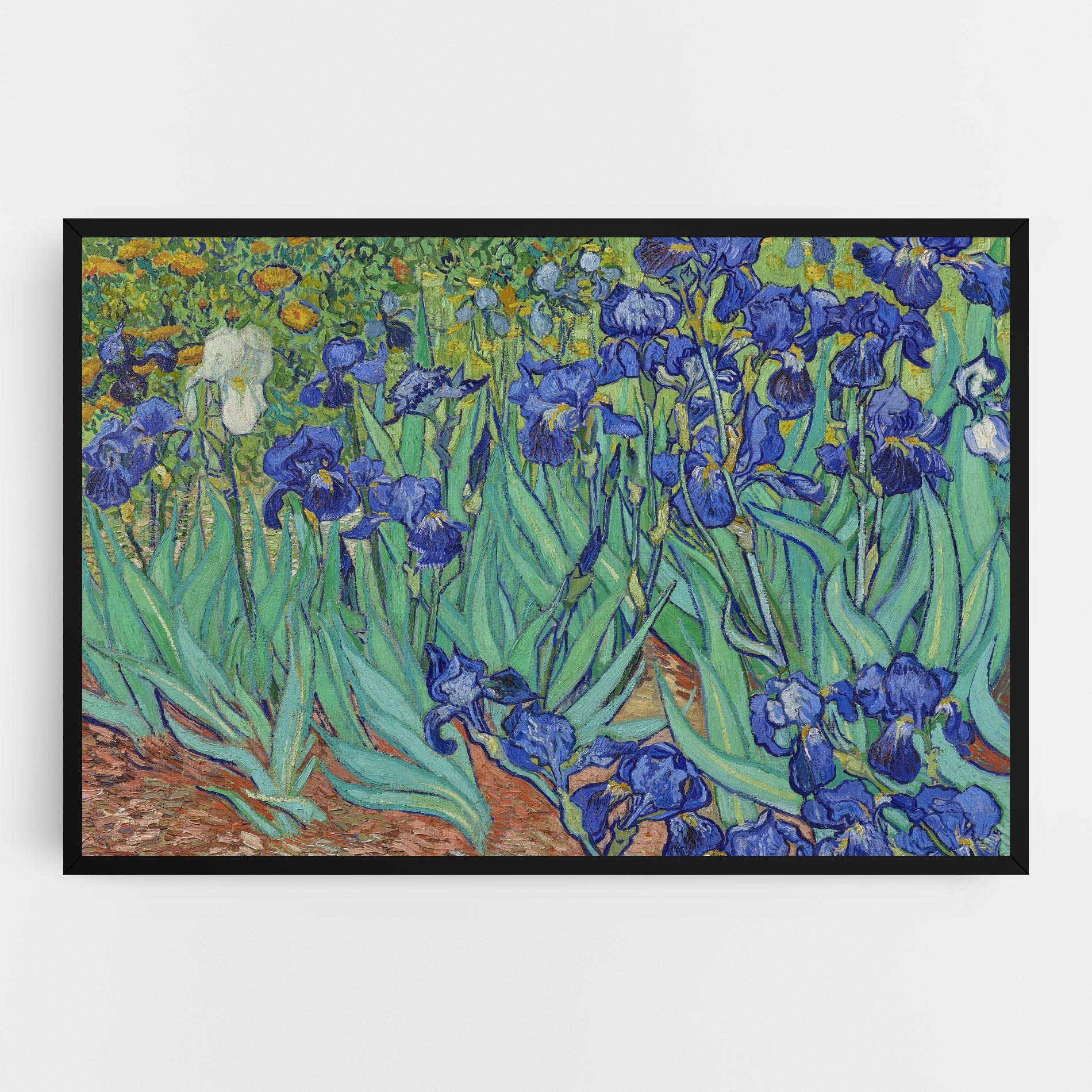 Leinwandbild Irises Van Gogh mockup 0