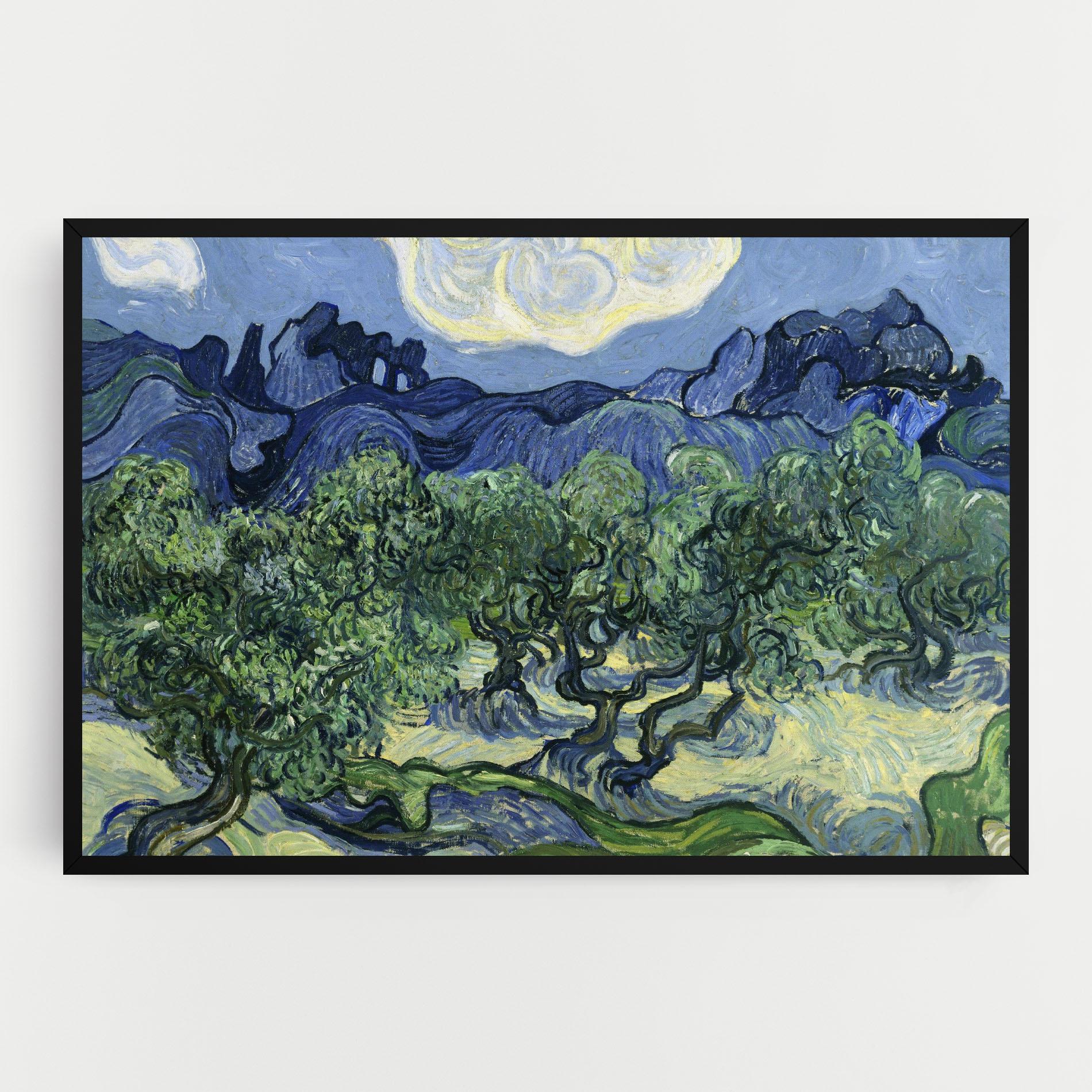 Leinwandbild Olive Trees Alpilles mockup 0