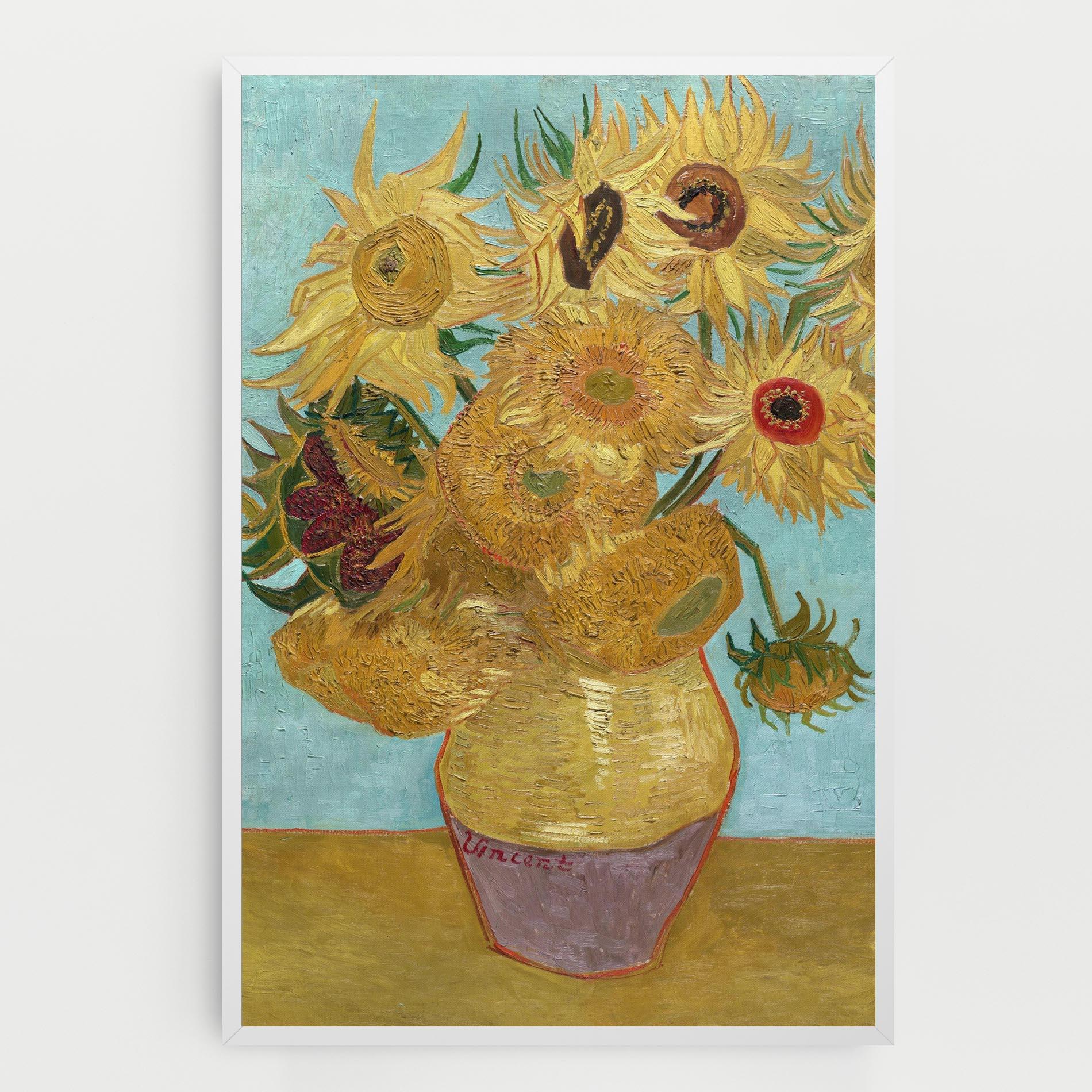Leinwandbild Twelve Sunflowers mockup 0