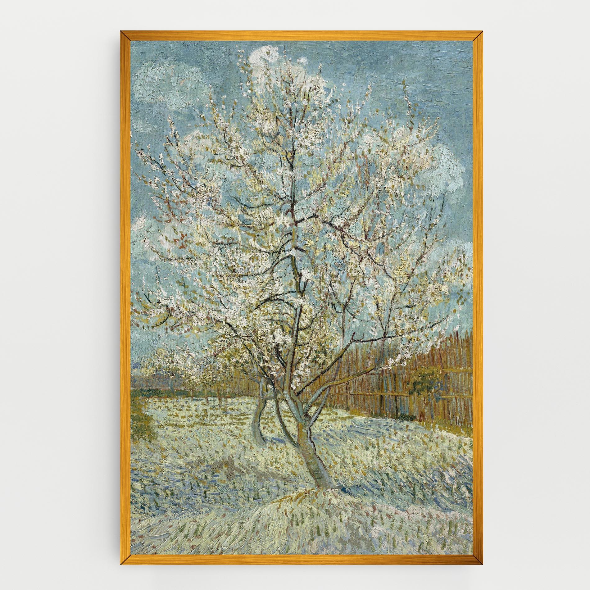 Leinwandbild De Roze Perzikboom mockup 0