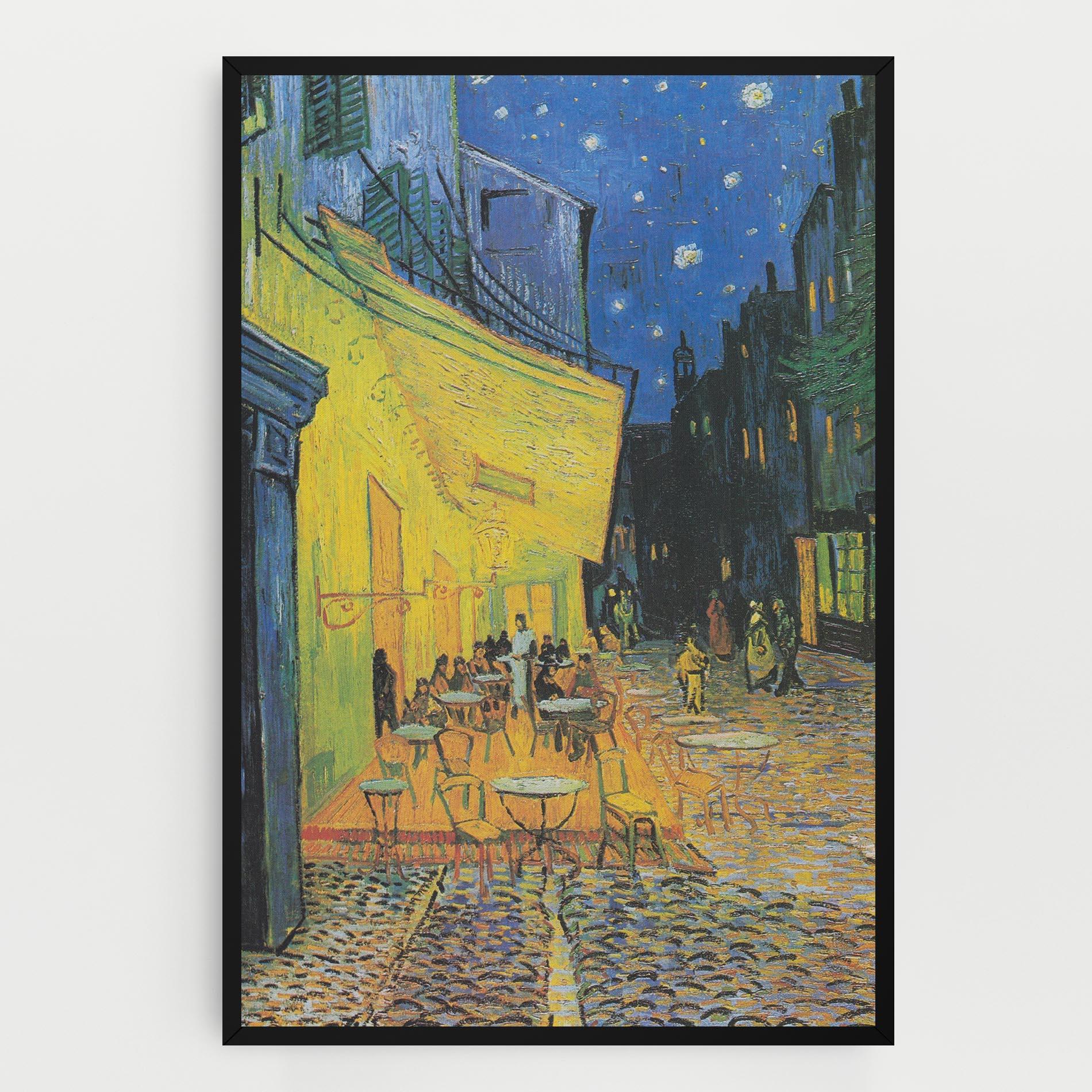 Leinwandbild Cafe Terrace At Night mockup 0