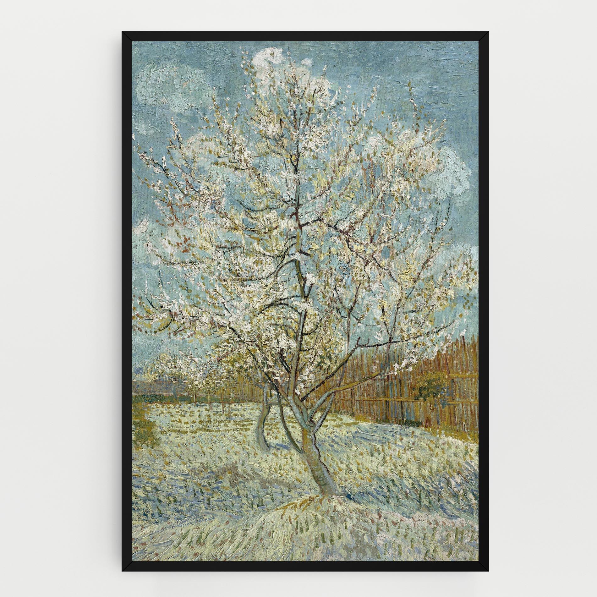 Leinwandbild De Roze Perzikboom mockup 0