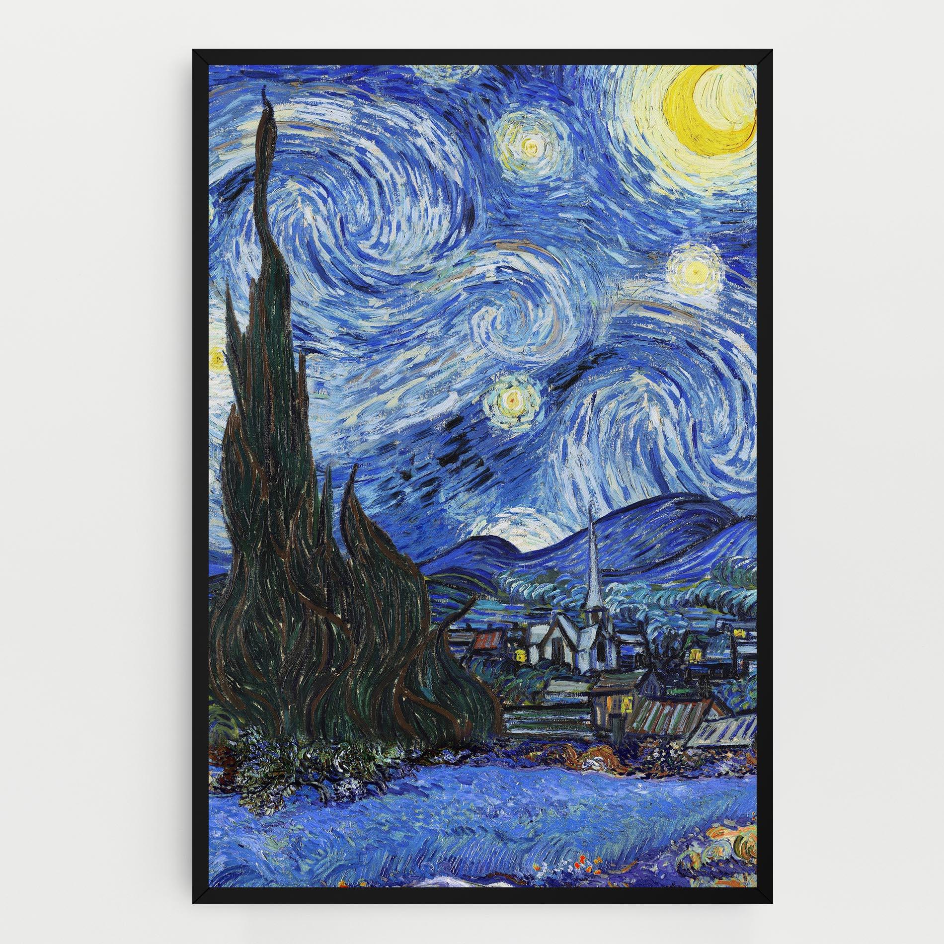 Leinwandbild Starry Night Art mockup 0
