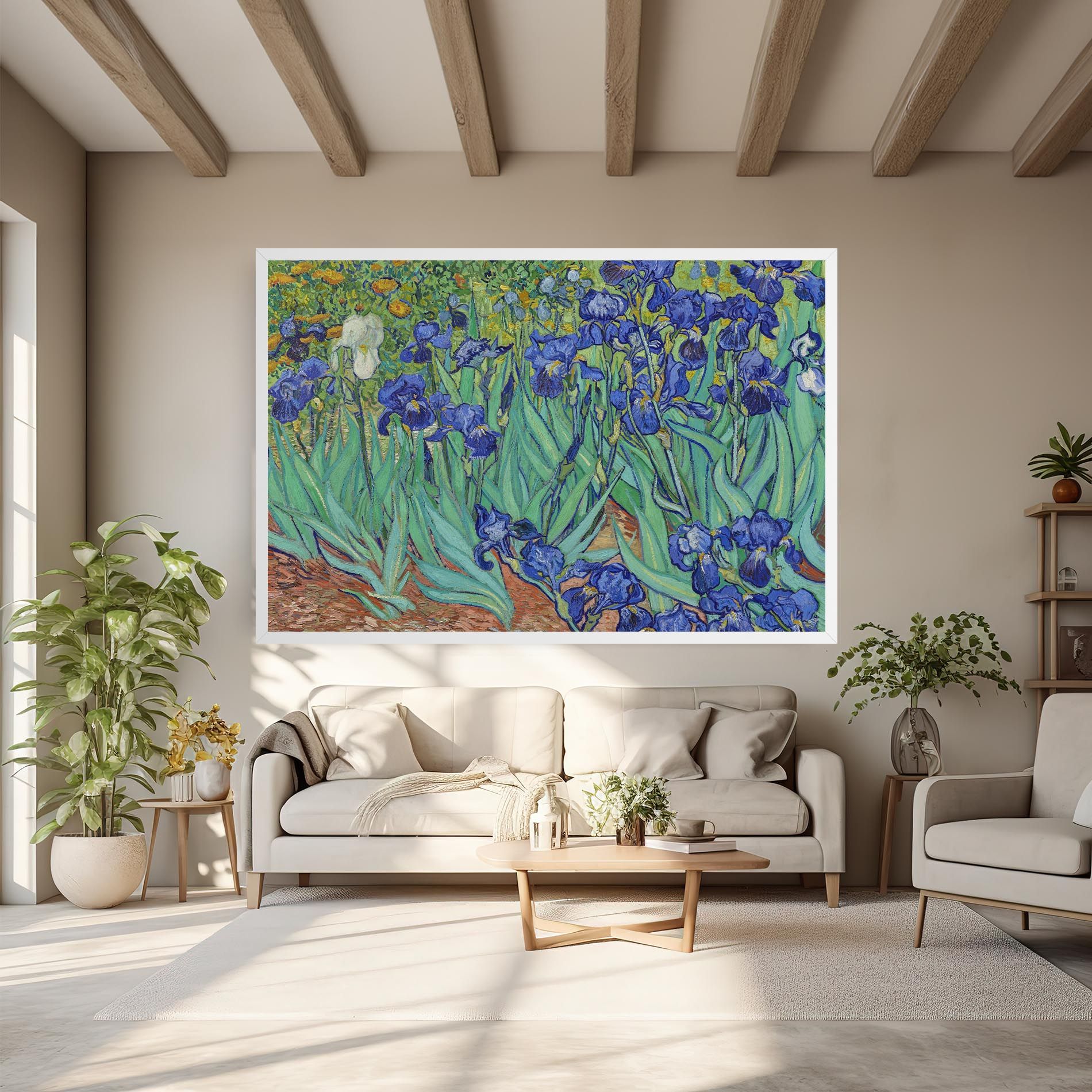 Irises Van Gogh mockup 6