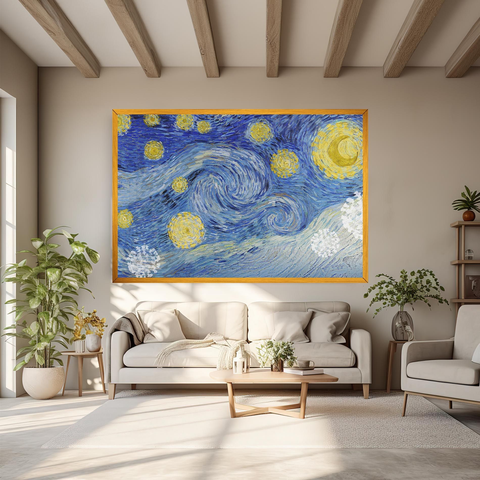 Van Gogh Starry Night mockup 6