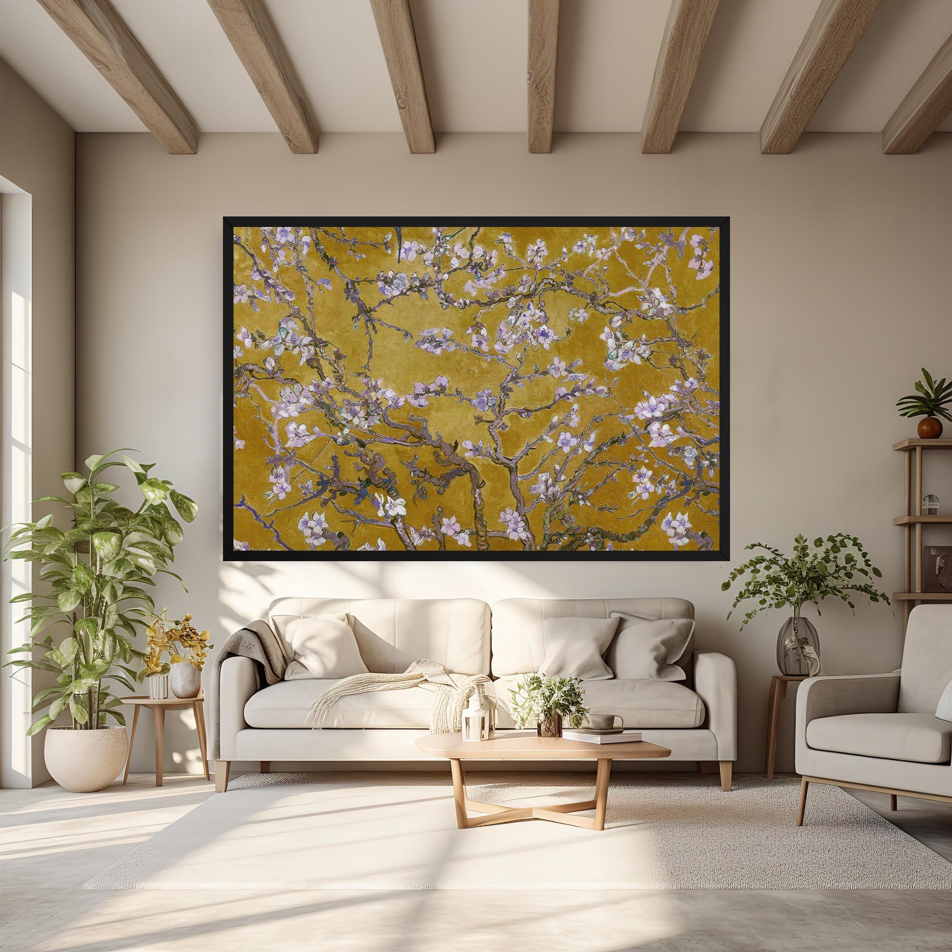 Leinwandbild Almond Blossom mockup 6