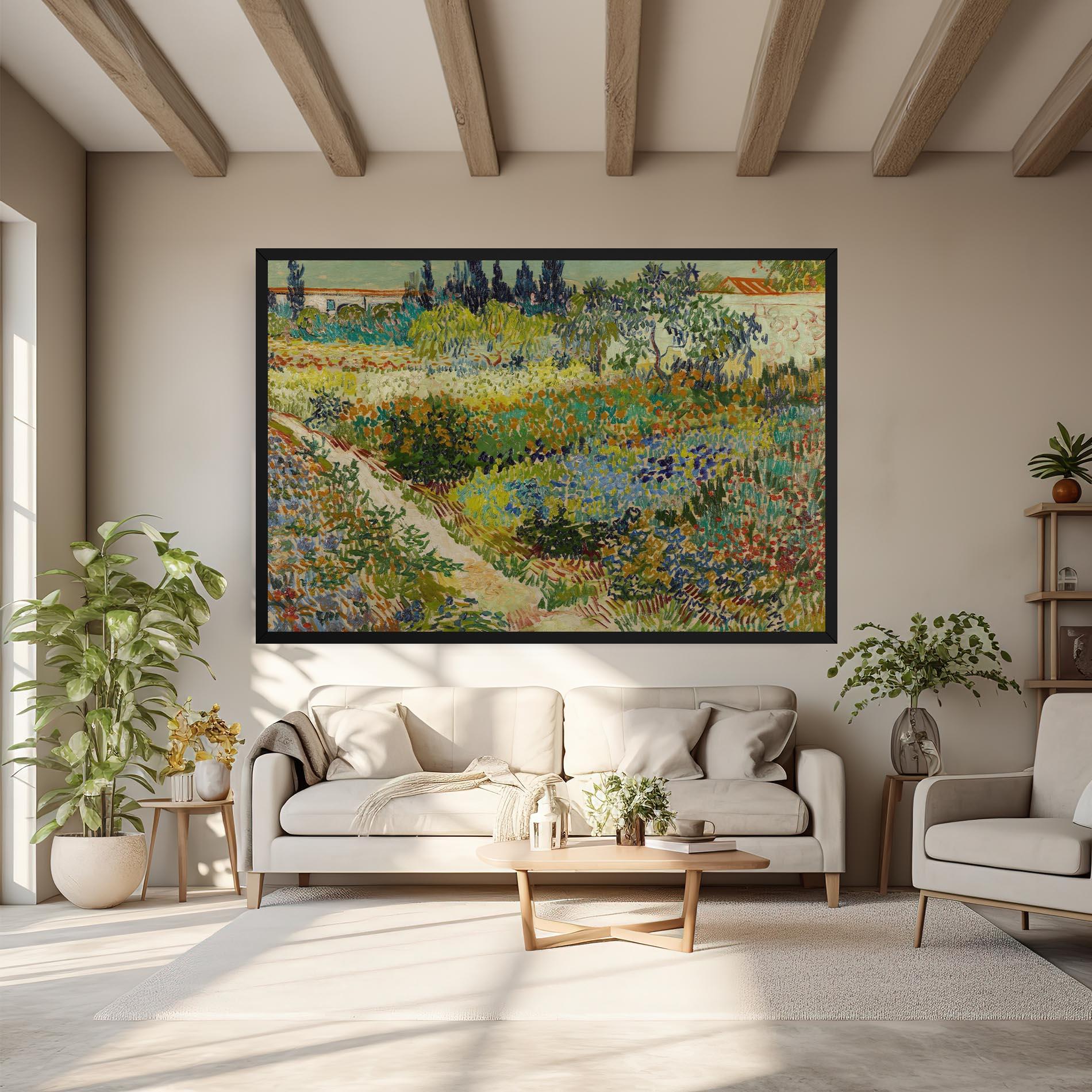 Leinwandbild Garden At Arles mockup 6