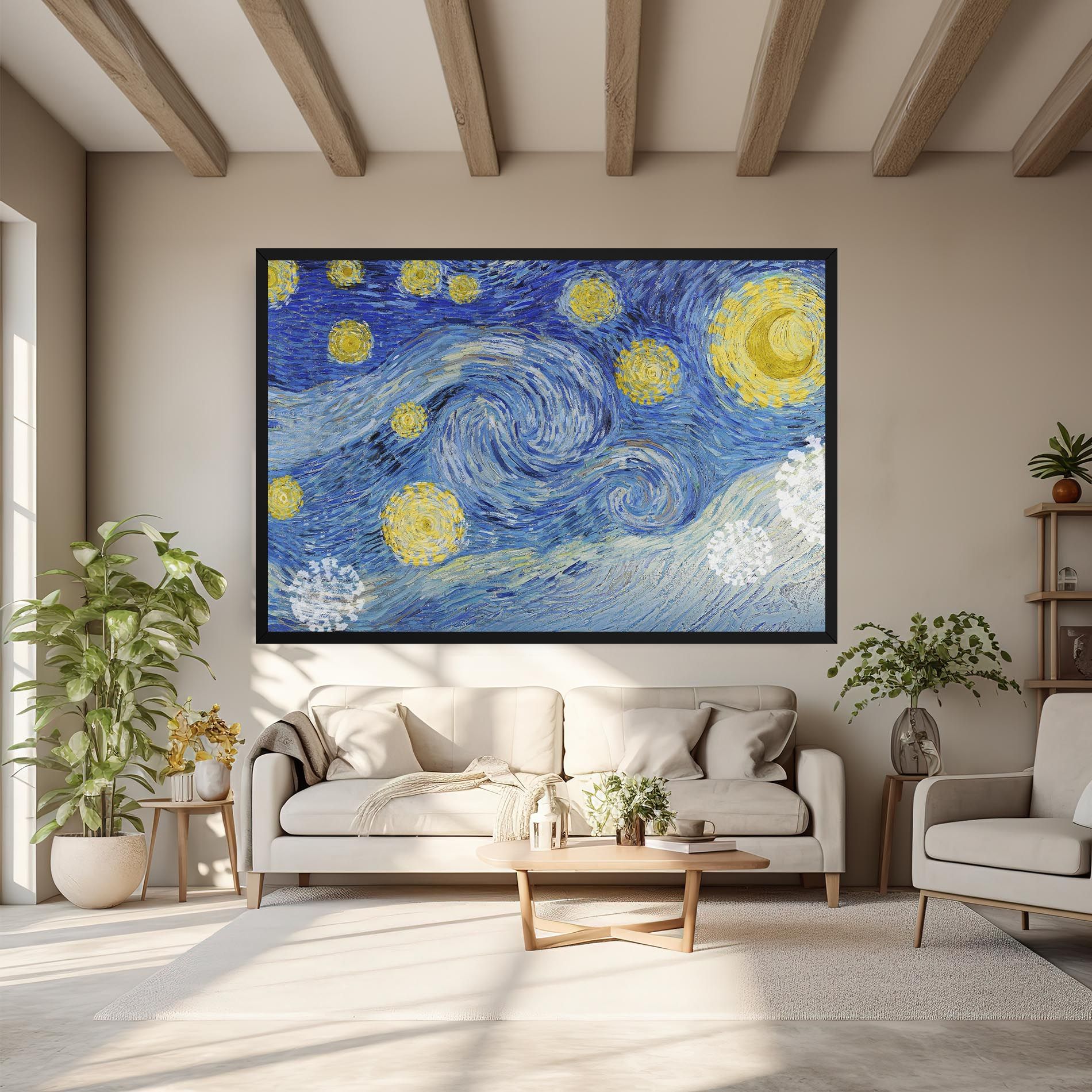 Van Gogh Starry Night mockup 6