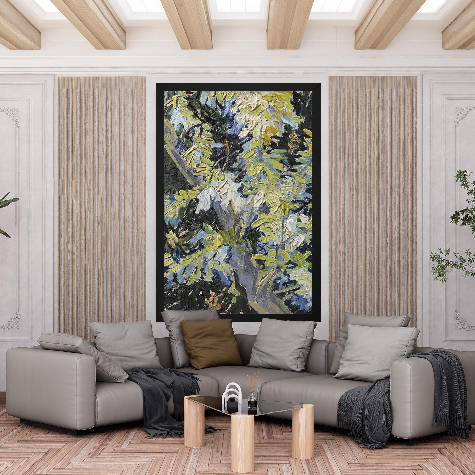 Leinwandbild Blossoming Branches mockup 6