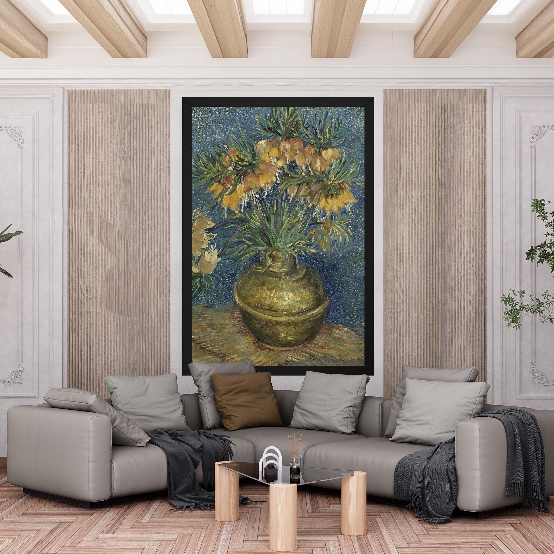 Leinwandbild Imperial Fritillaries mockup 6