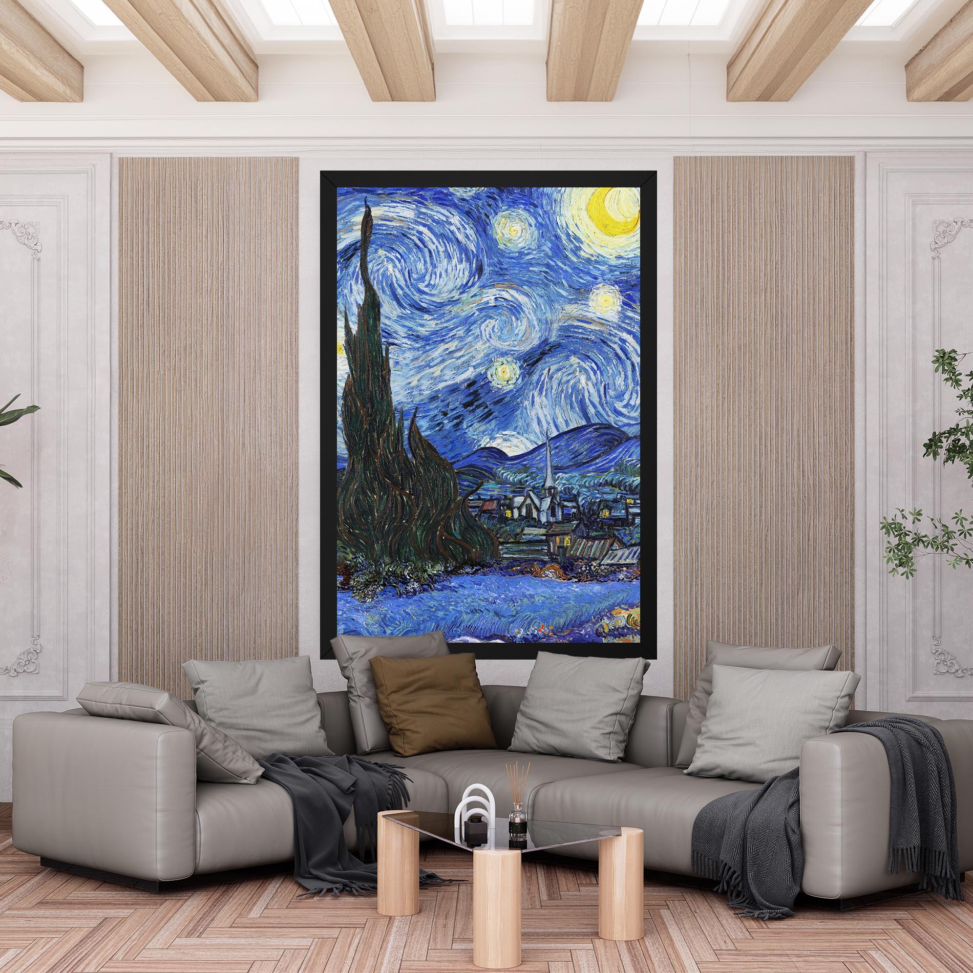 Leinwandbild Starry Night Art mockup 6