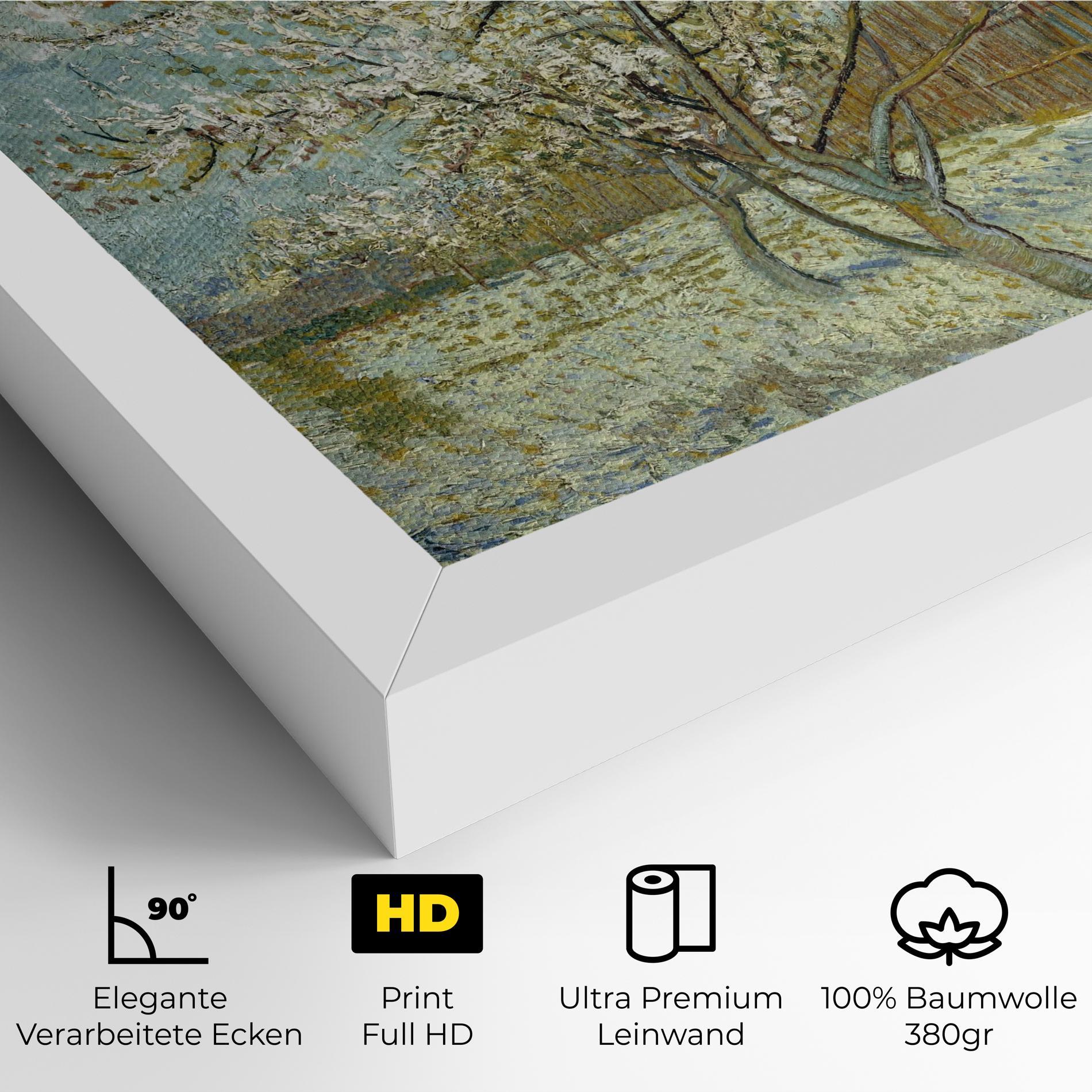 Leinwandbild De Roze Perzikboom mockup 4