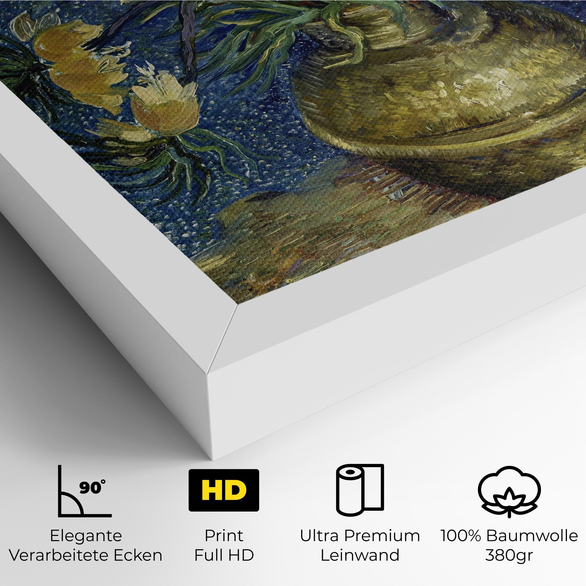 Leinwandbild Imperial Fritillaries Art mockup 4