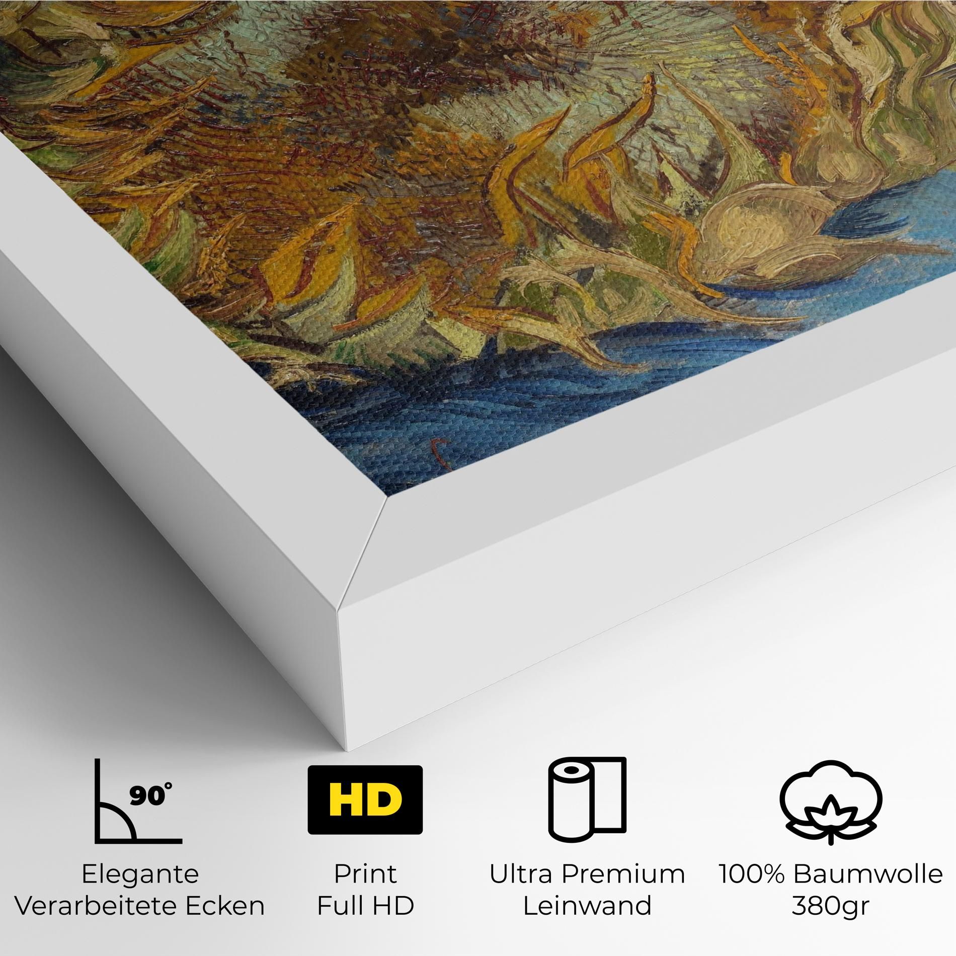 Sunflowers Van Gogh mockup 4