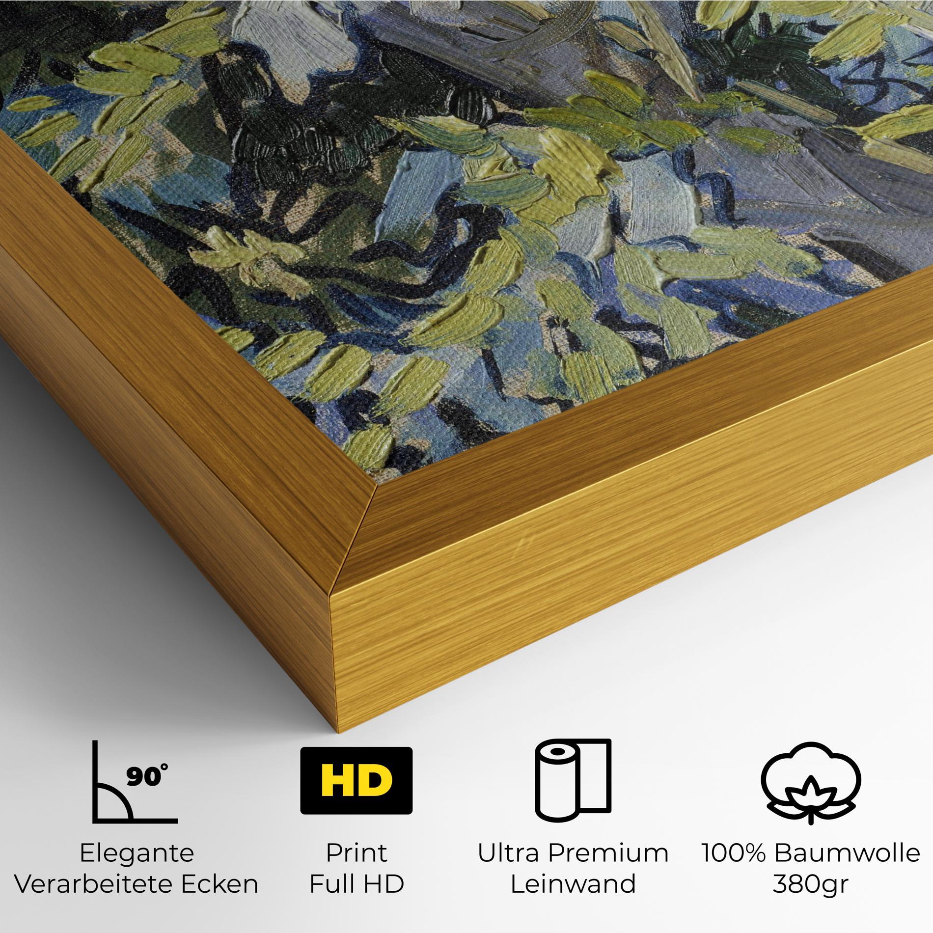 Leinwandbild Blossoming Branches mockup 4