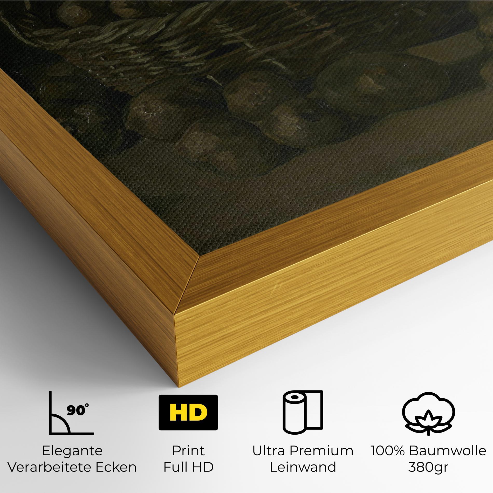 Leinwandbild Mand Met Aardappels mockup 4