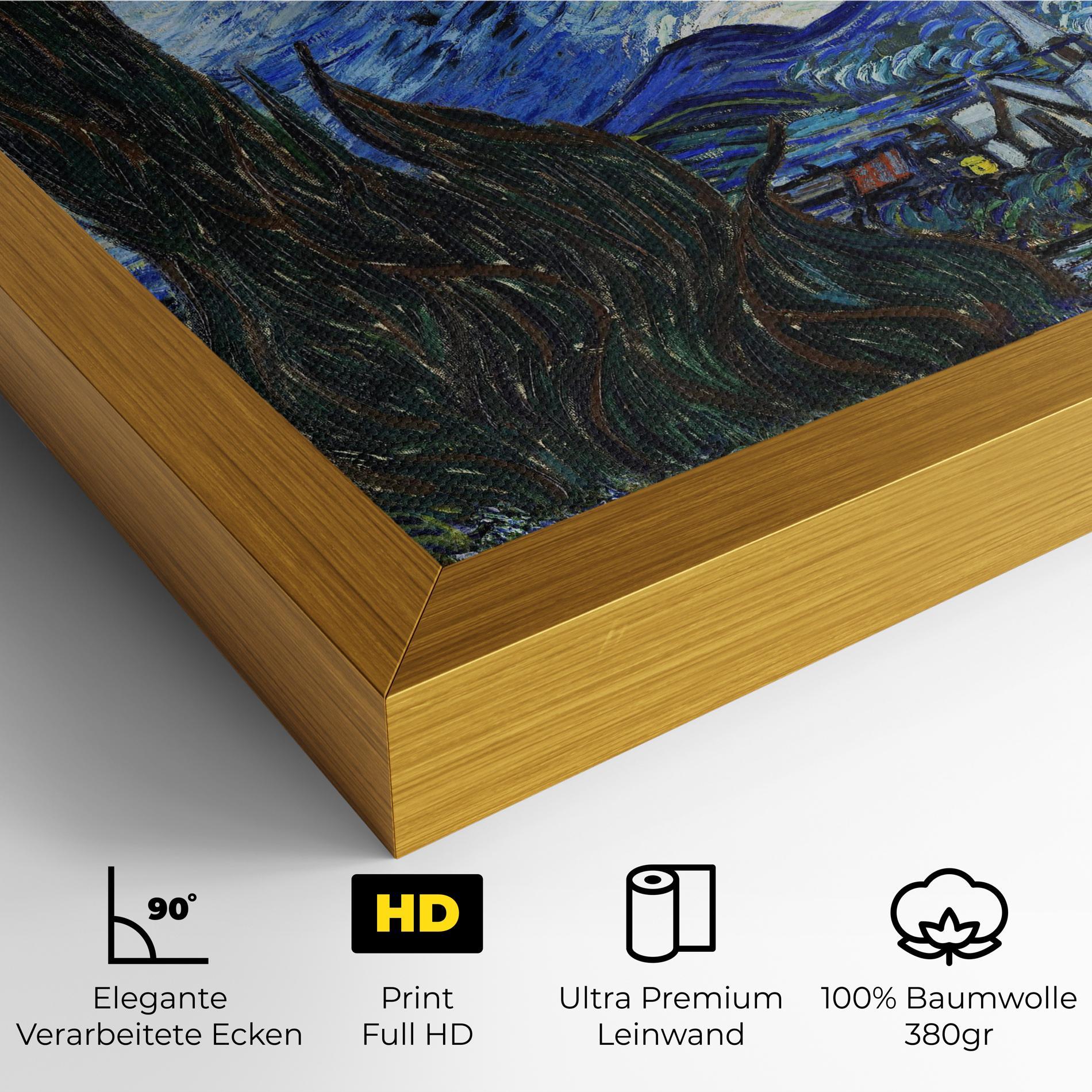 Leinwandbild Starry Night Art mockup 4