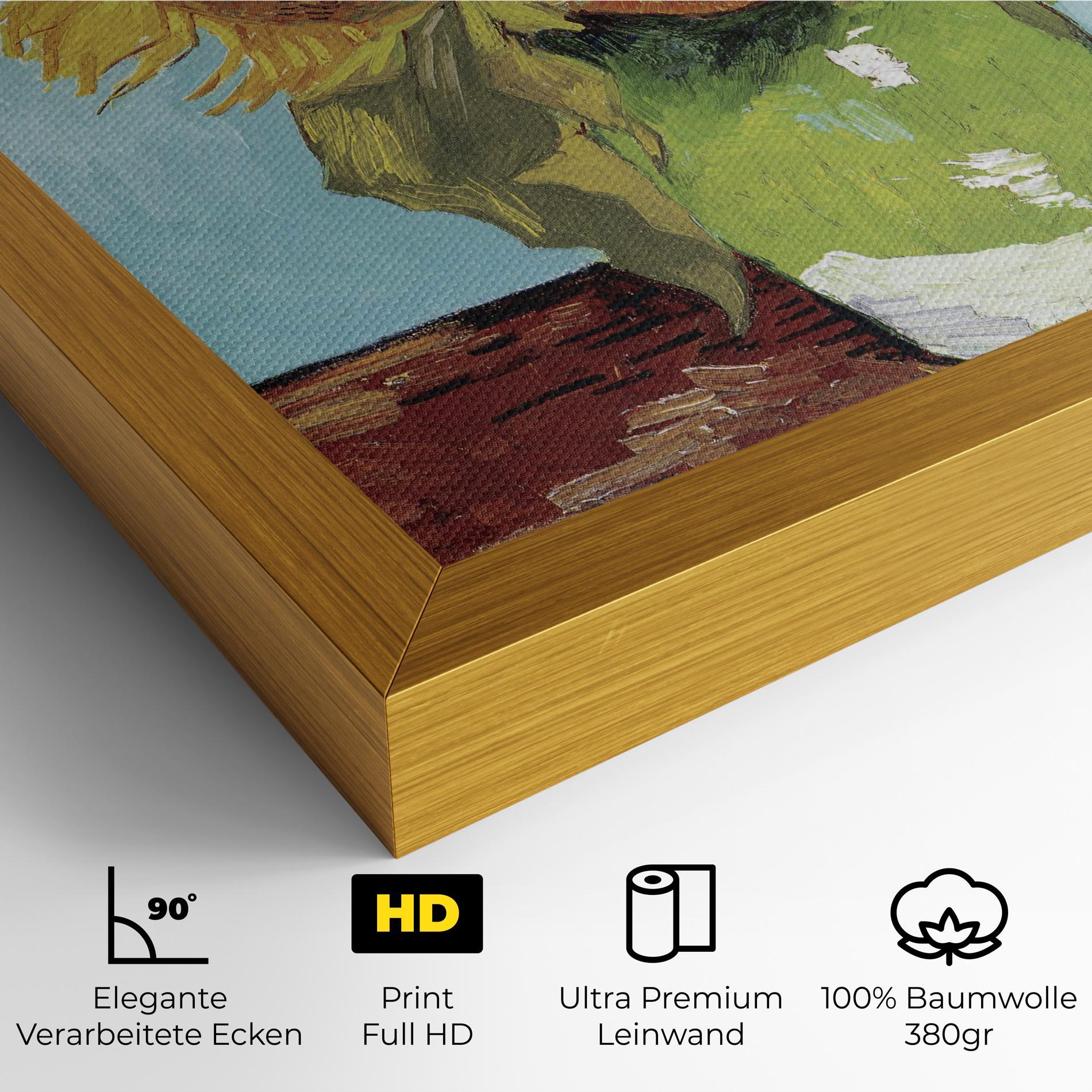 Leinwandbild Three Sunflowers mockup 4