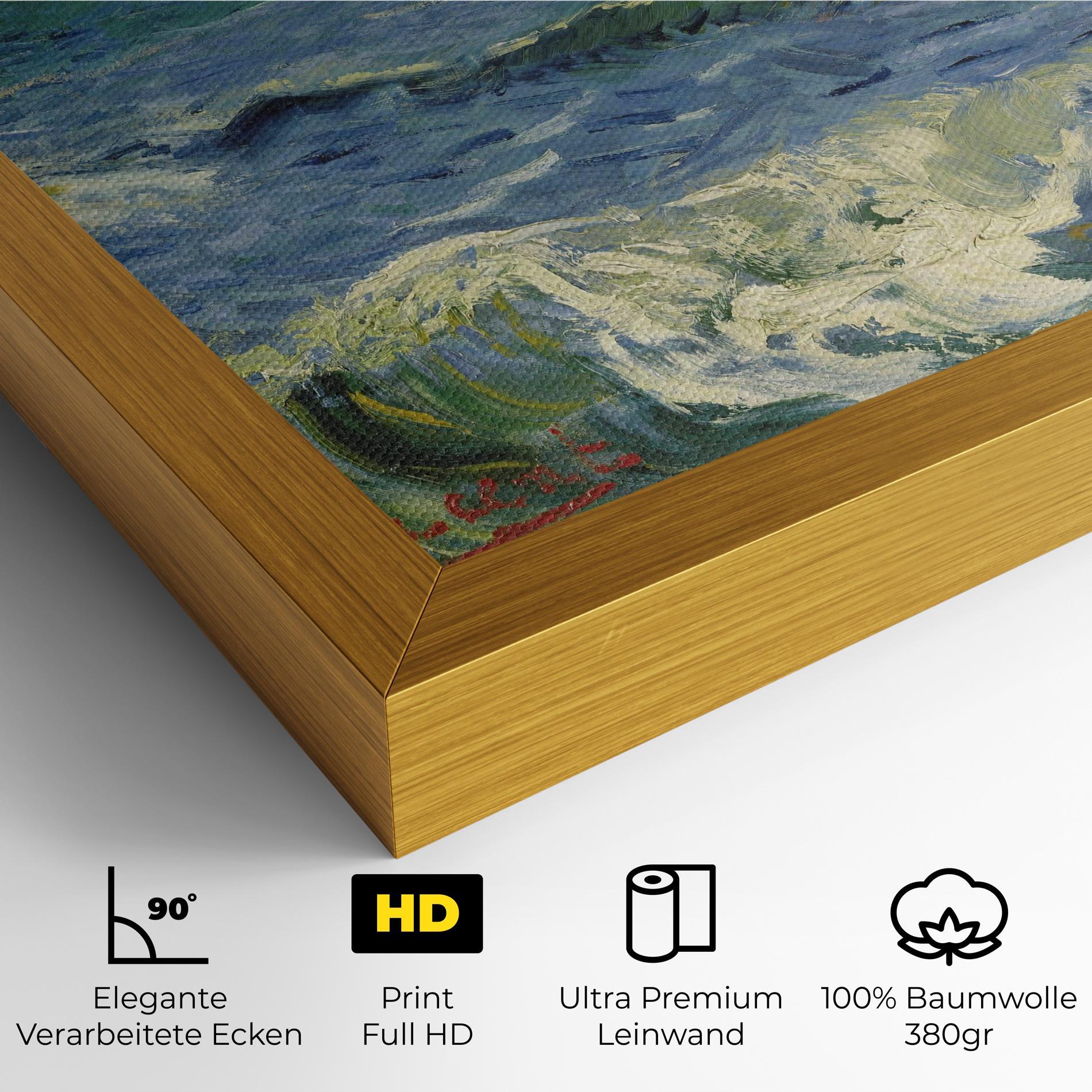 Leinwandbild Zeegezicht Saintes Maries mockup 4