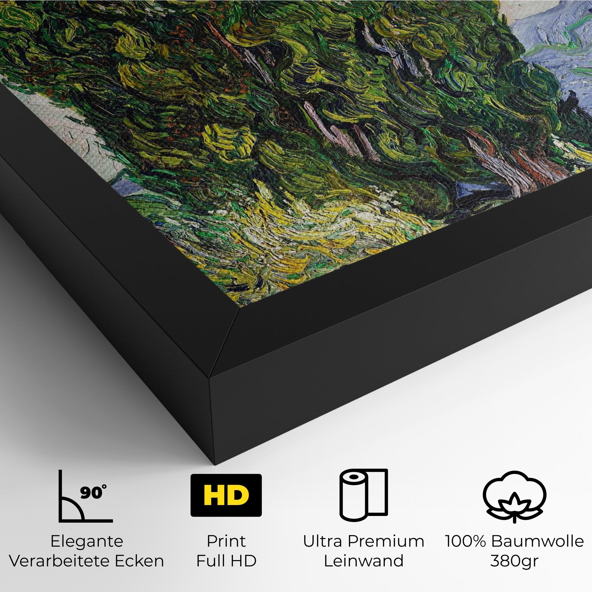 Leinwandbild Cypresses mockup 4