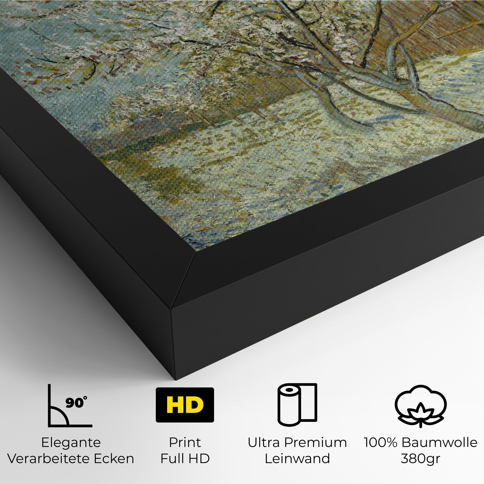 Leinwandbild De Roze Perzikboom mockup 4