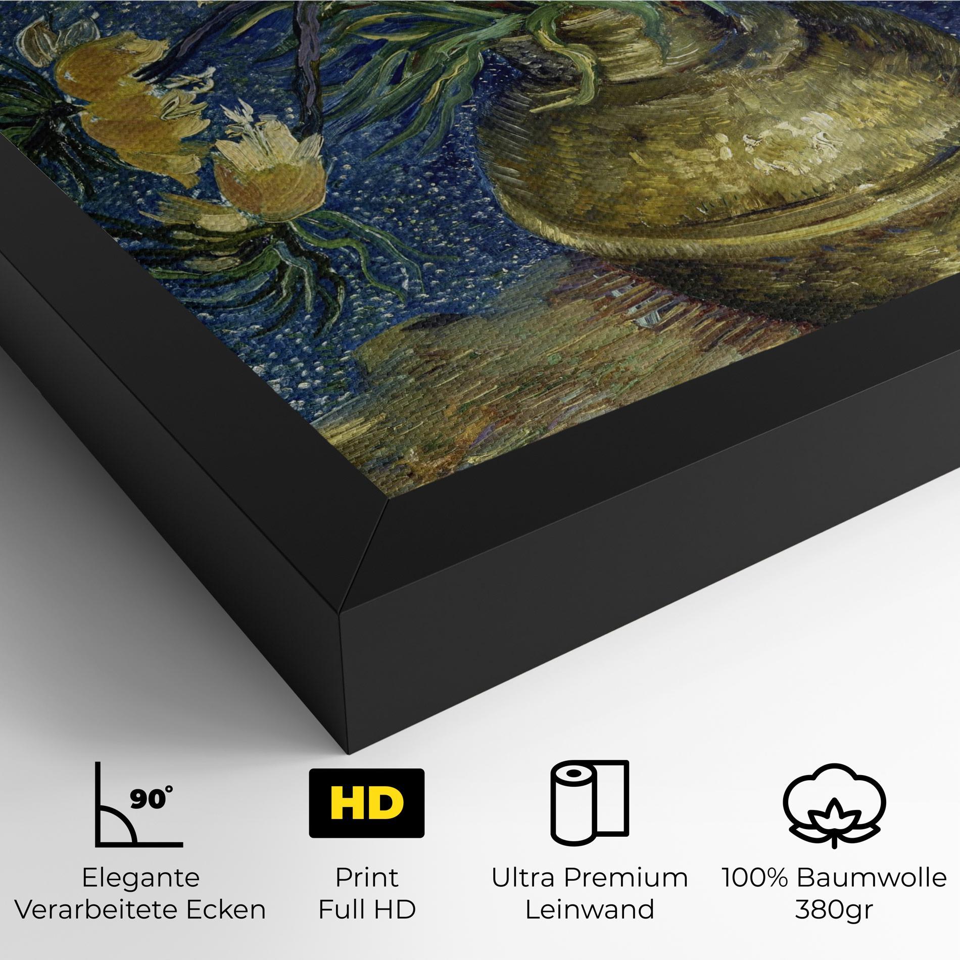 Leinwandbild Imperial Fritillaries Art mockup 4