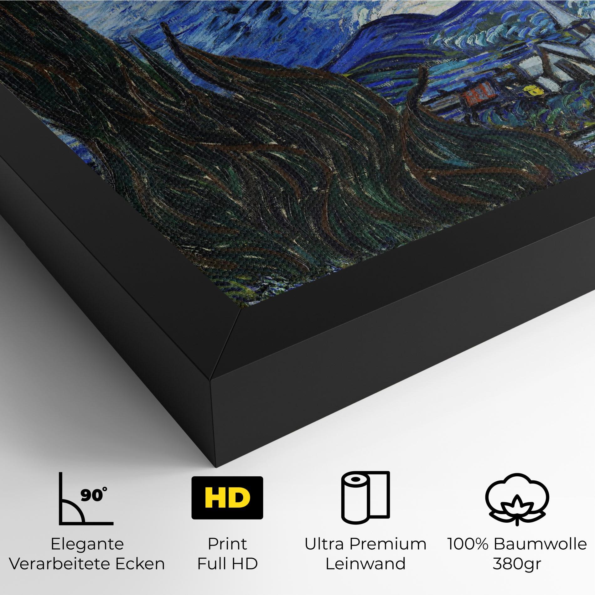 Leinwandbild Starry Night Art mockup 4