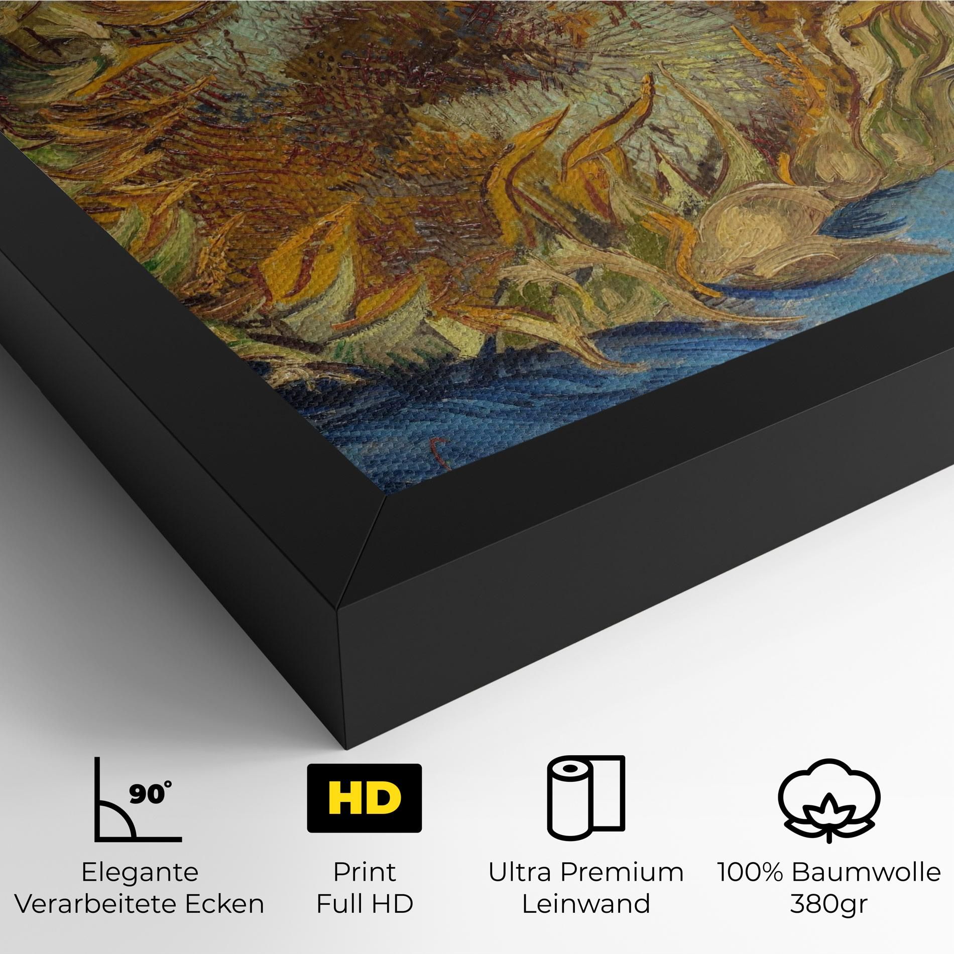 Sunflowers Van Gogh mockup 4