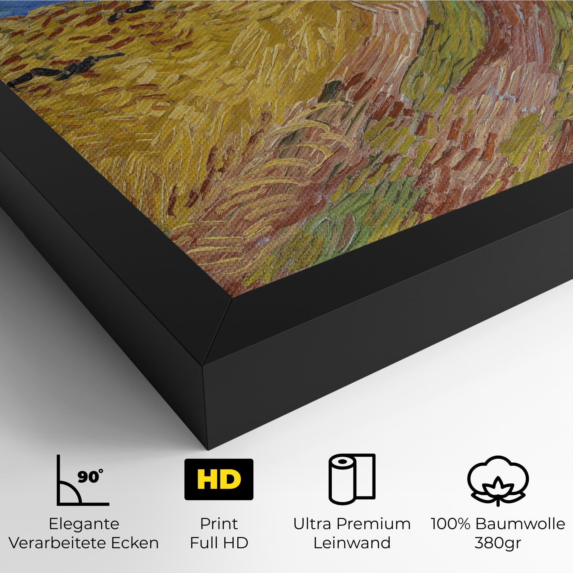 Leinwandbild Wheatfield Crows mockup 4