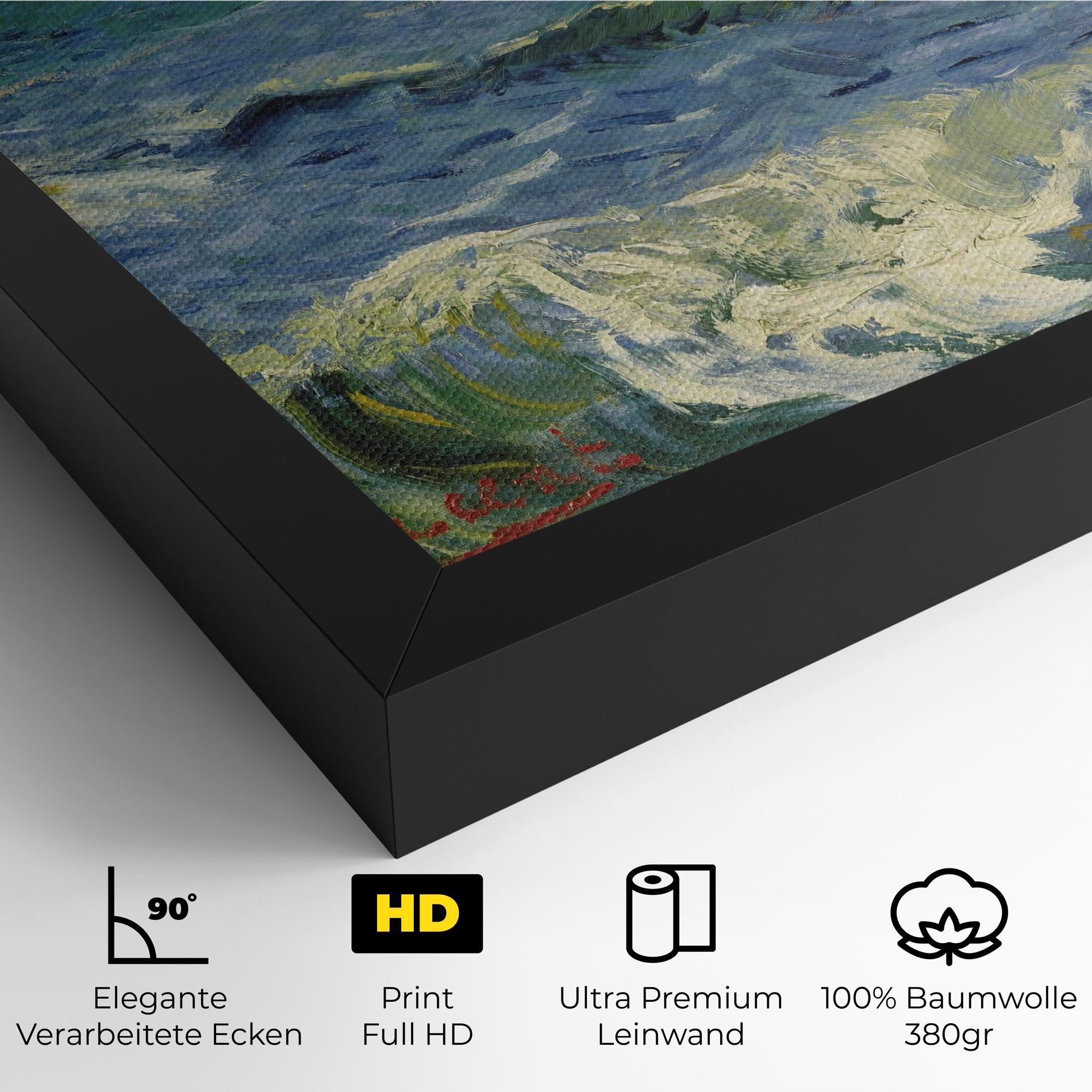 Leinwandbild Zeegezicht Saintes Maries mockup 4