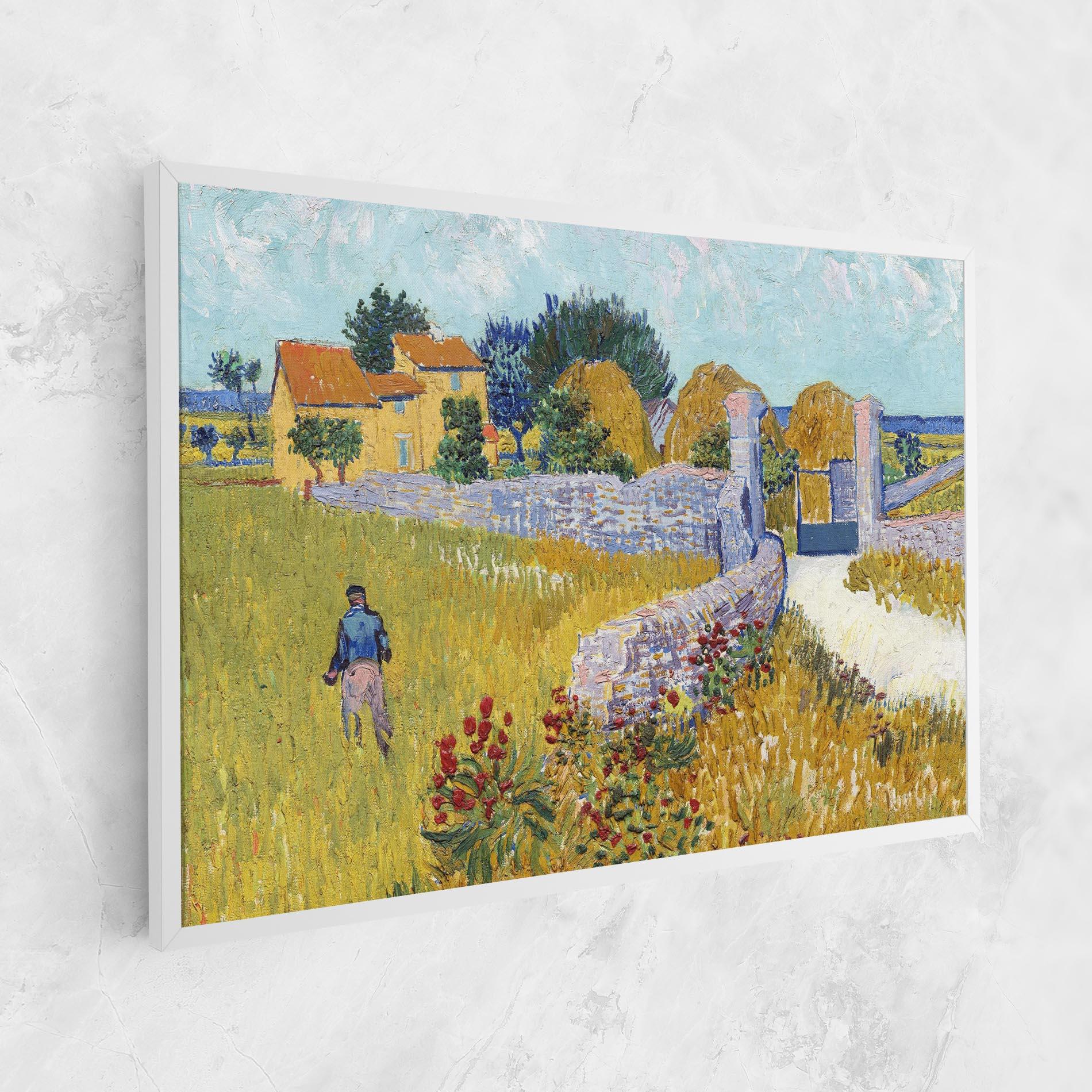 Leinwandbild Farmhouse In Provence mockup 1