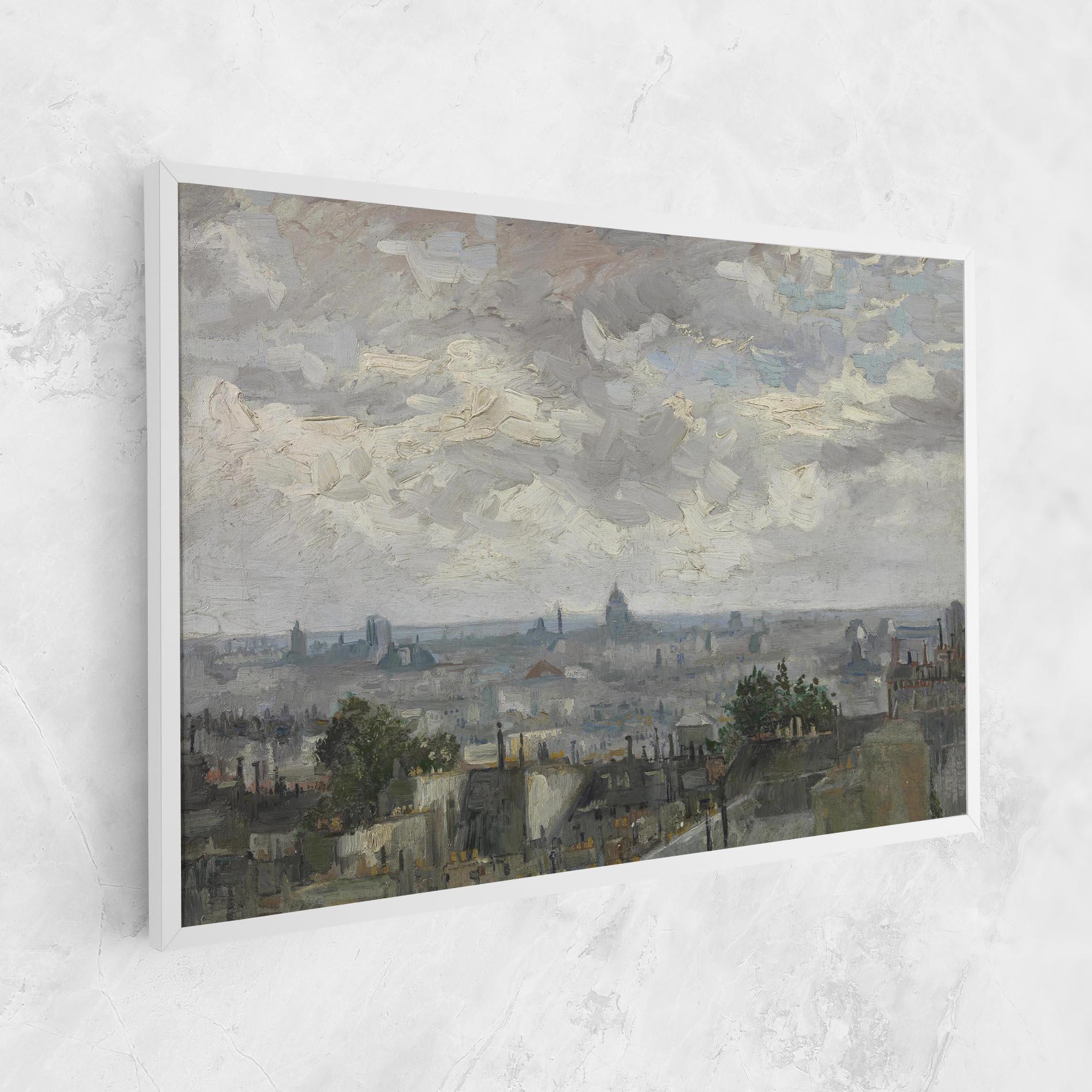 Leinwandbild Gezicht Op Paris mockup 1