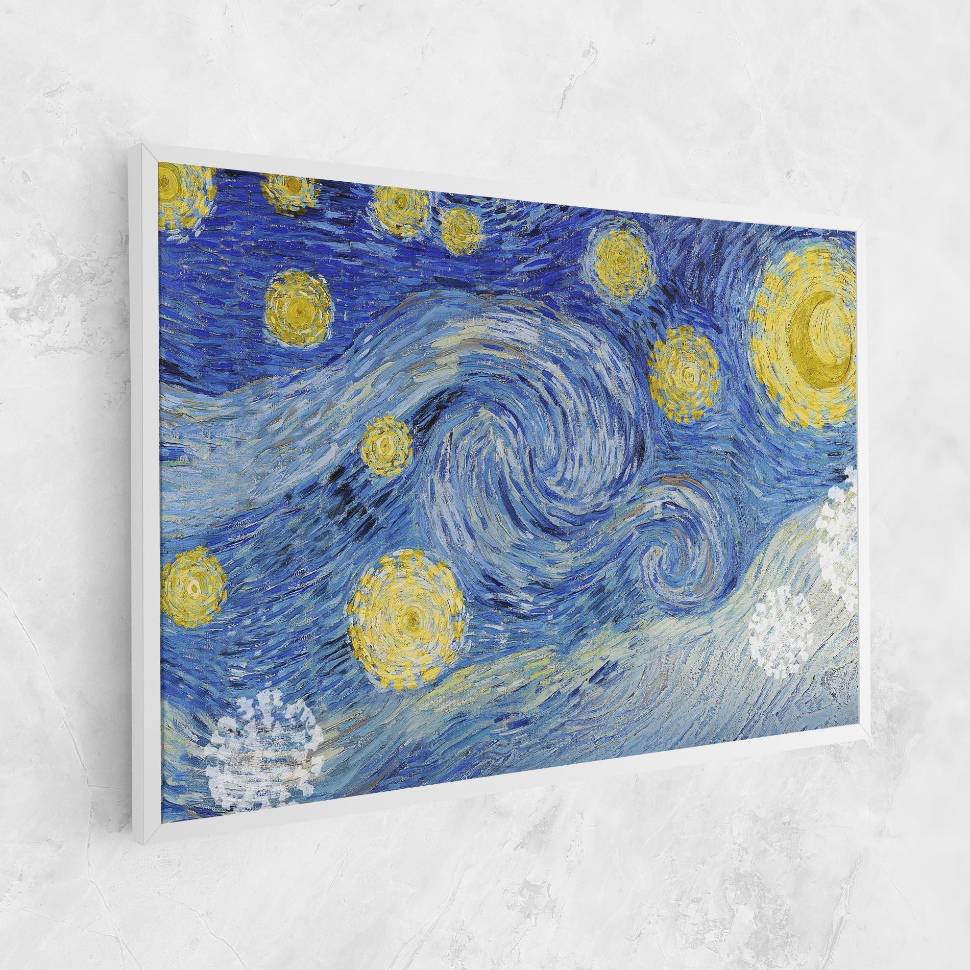 Leinwandbild Van Gogh Starry Night mockup 1